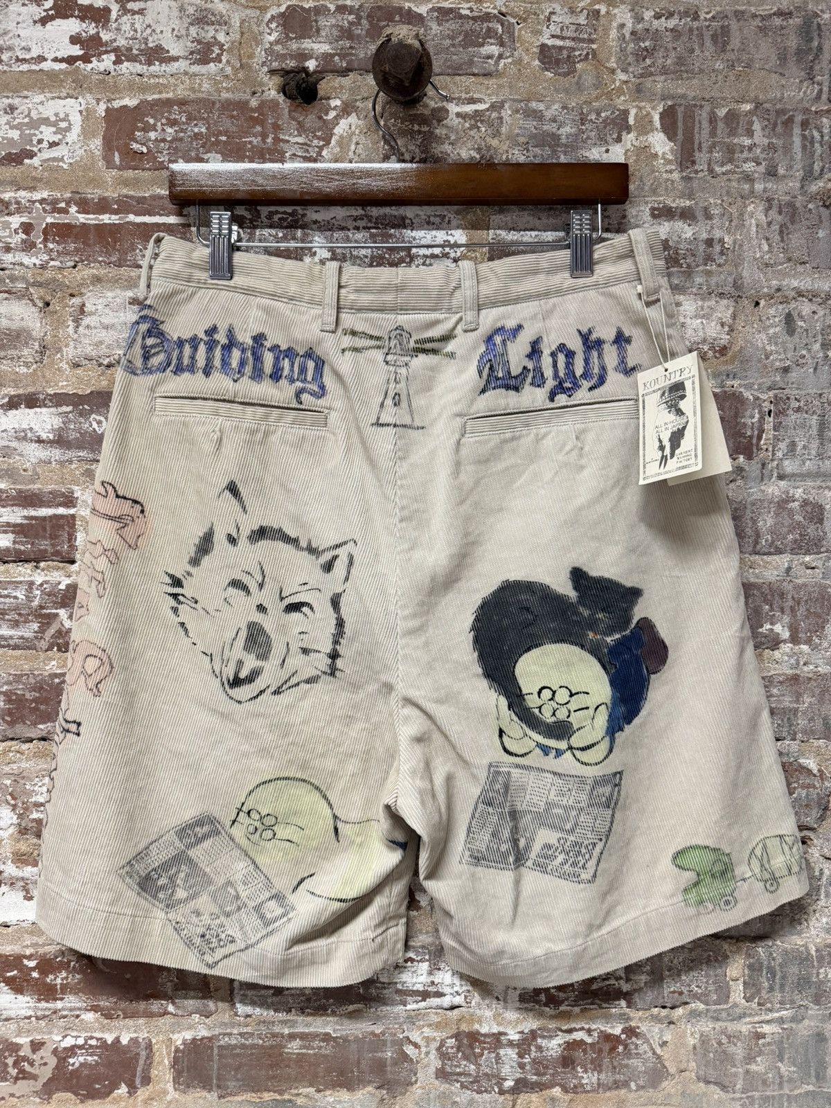Kapital Kapital Corduroy 14W IVY Shorts Memorial Paint Size US 31 - 2 Thumbnail