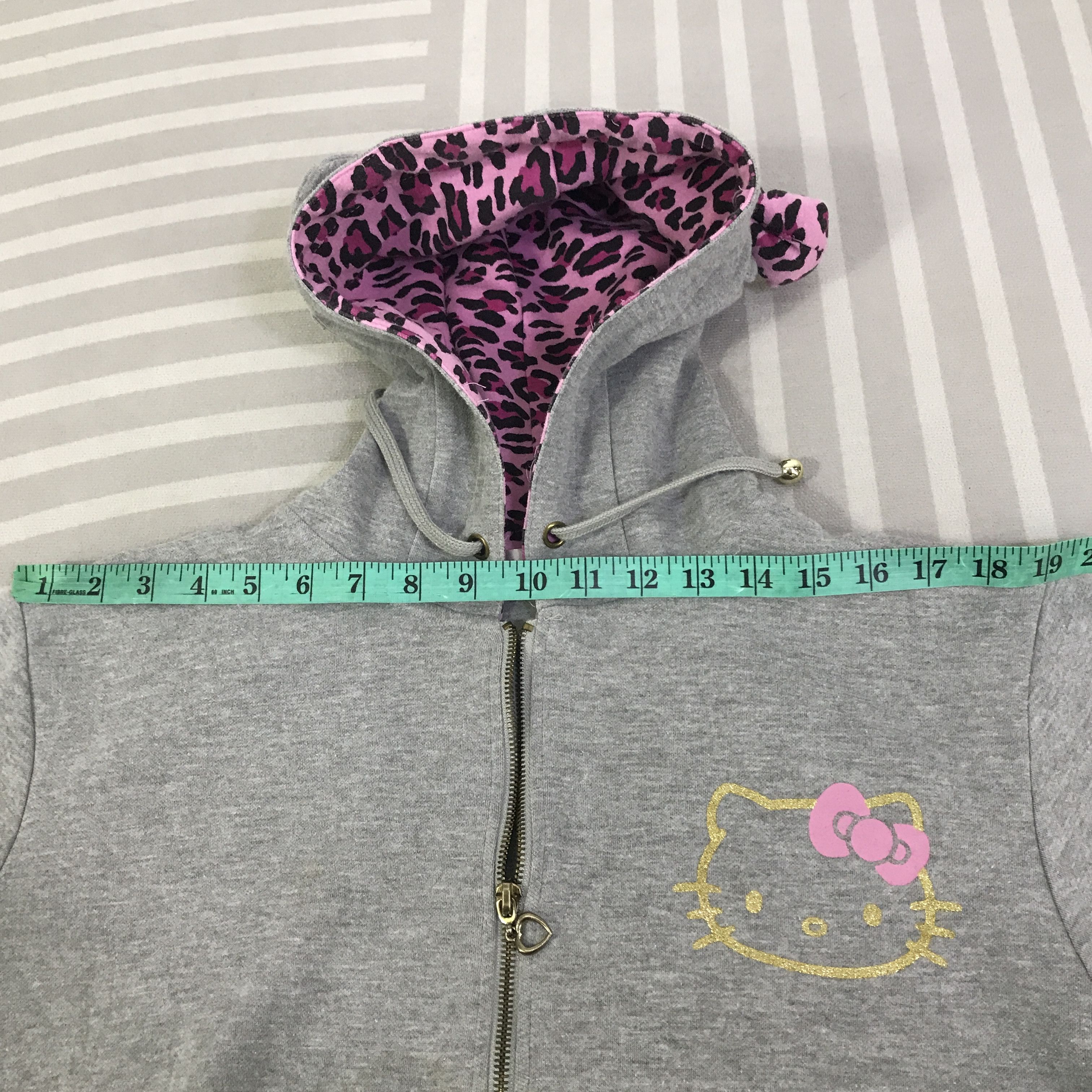 Japanese Brand Vintage Hello Kitty Hoodies K127B2 Size L / US 10 / IT 46 - 6 Thumbnail