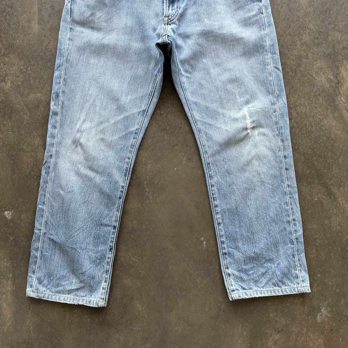 Japanese Brand Vintage Japanese Distressed Faded Denim Jean Pant W34 Size US 34 / EU 50 - 2 Thumbnail
