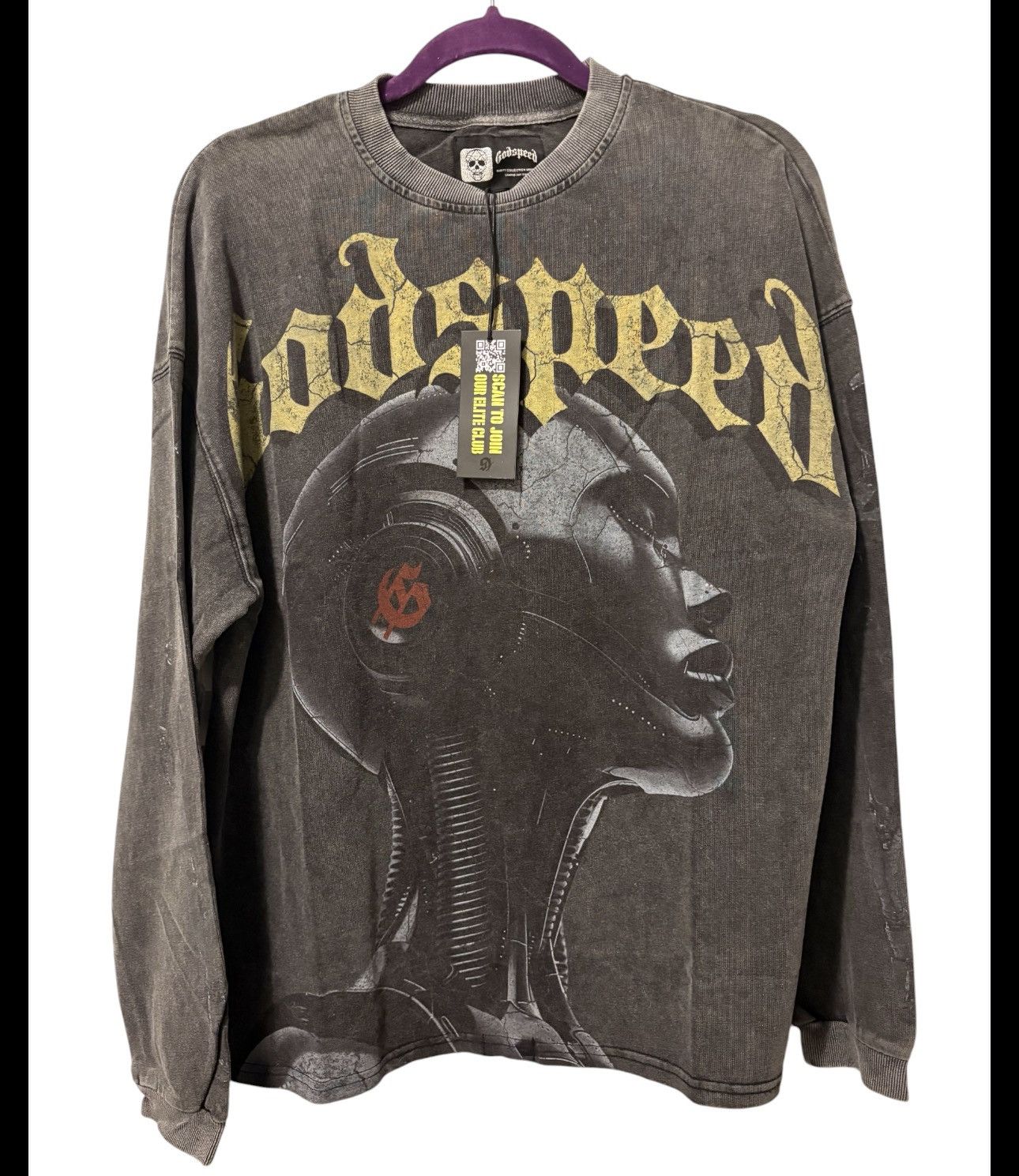 Godspeed Godspeed Vandal LS Thermal Grey Wash | Grailed