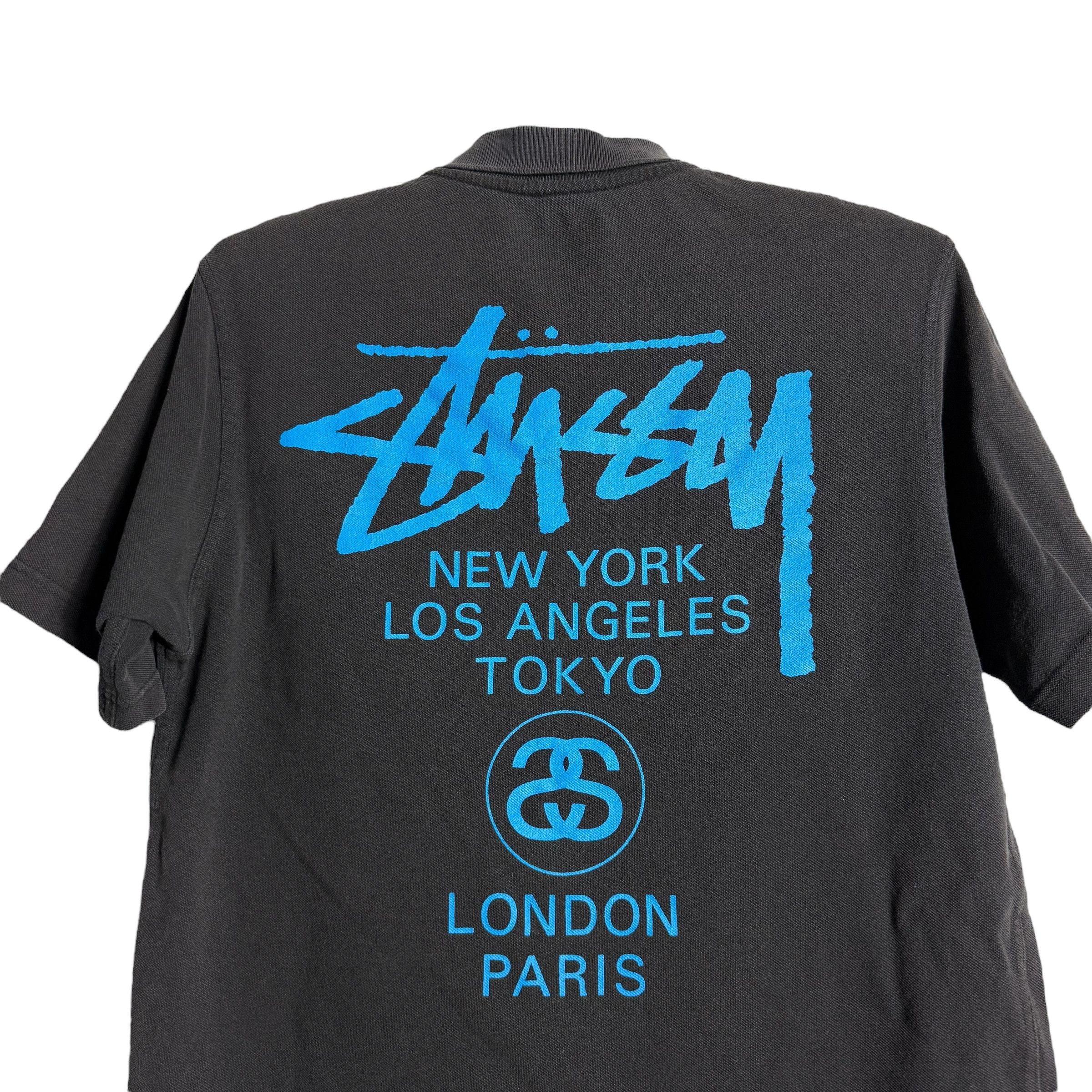 Stussy 🔥RARE🔥Vintage Stussy Tour Streetwear Polo Shirt Size US M / EU 48-50 / 2 - 2 Thumbnail