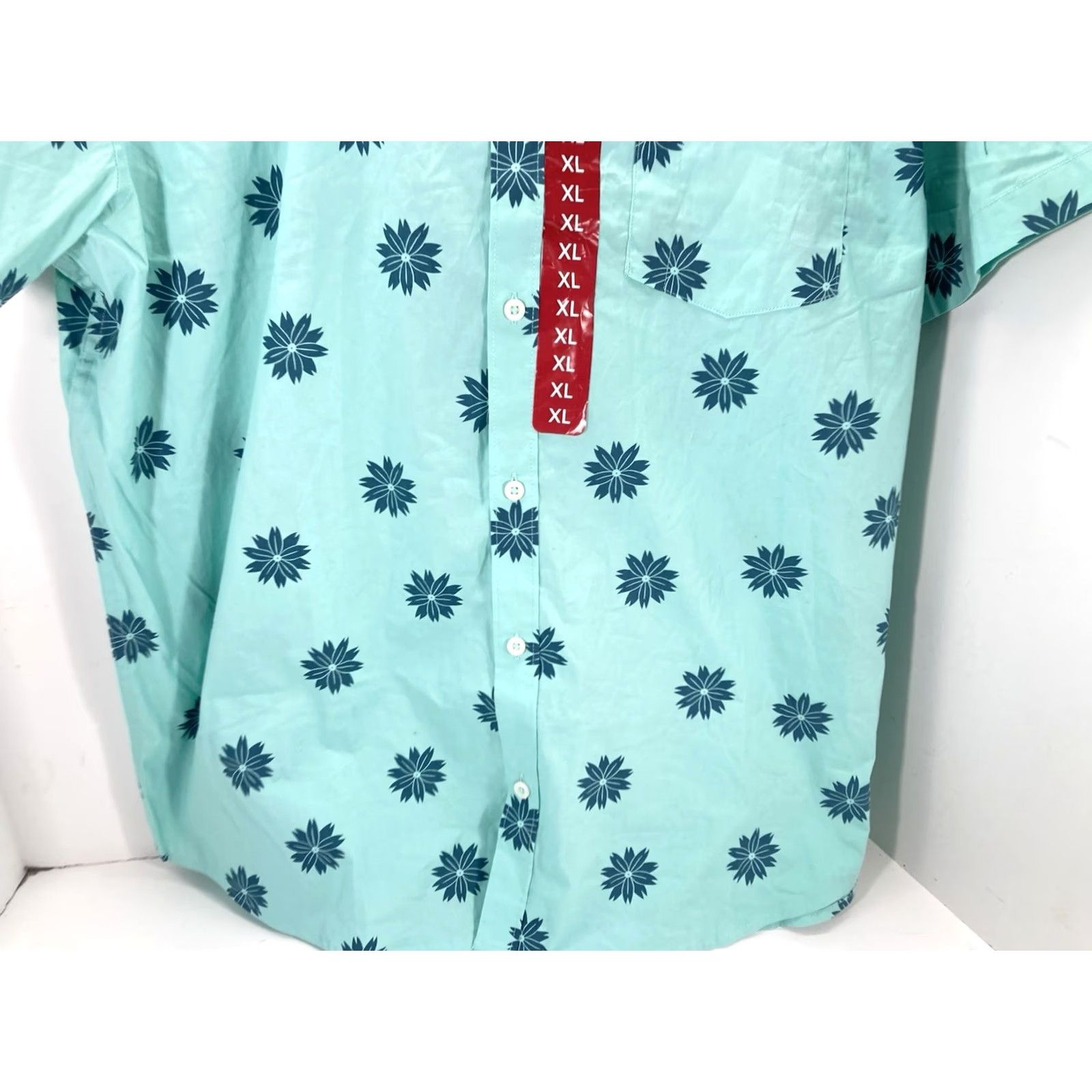 Hurley Hurley Patio Cabana Shirt Men XL Green Floral Button Short Sleeve Casual NWT Size US XL / EU 56 / 4 - 3 Thumbnail