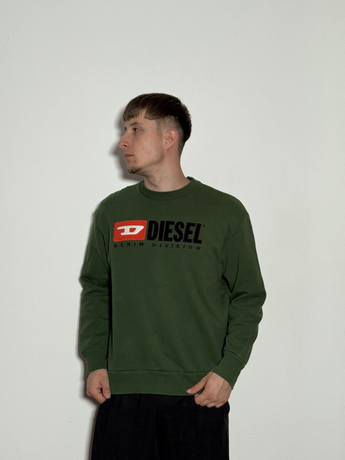 Diesel Vintage sweatshirt diesel y2k big logo Size US M / EU 48-50 / 2 - 1 Thumbnail