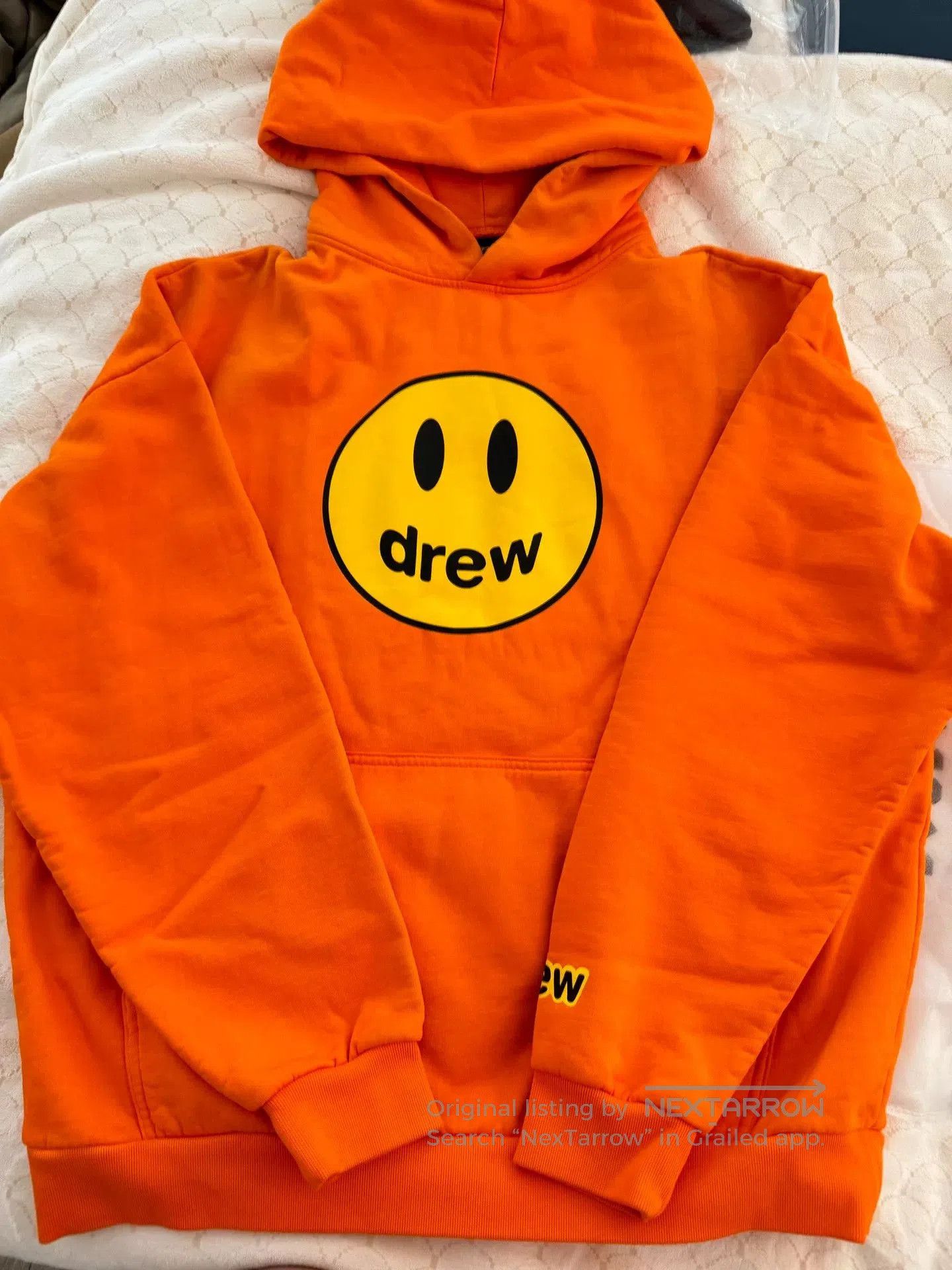 Drew House drew house orange smiley face hooded sweatshirt. Size US S / EU 44-46 / 1 - 1 Thumbnail