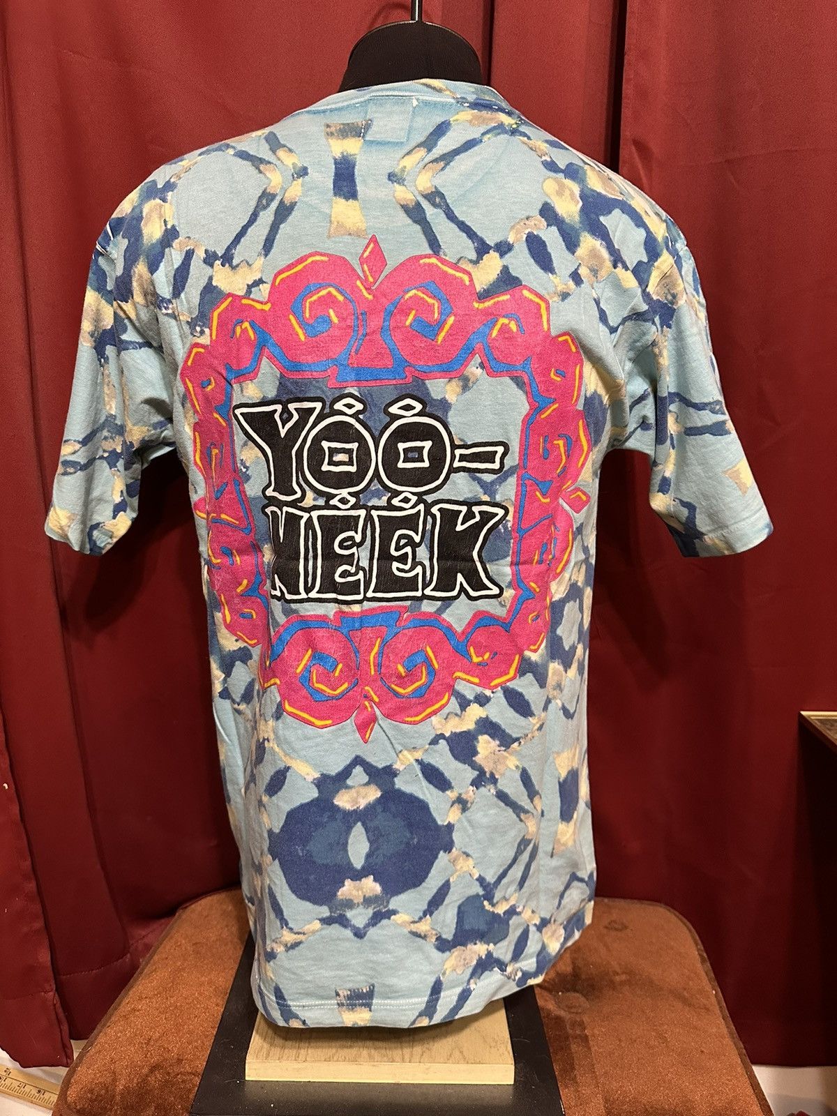 Vintage Vintage Yoo Neek Tie Dye Tshirt 90’s Fractal Size US XL / EU 56 / 4 - 2 Thumbnail