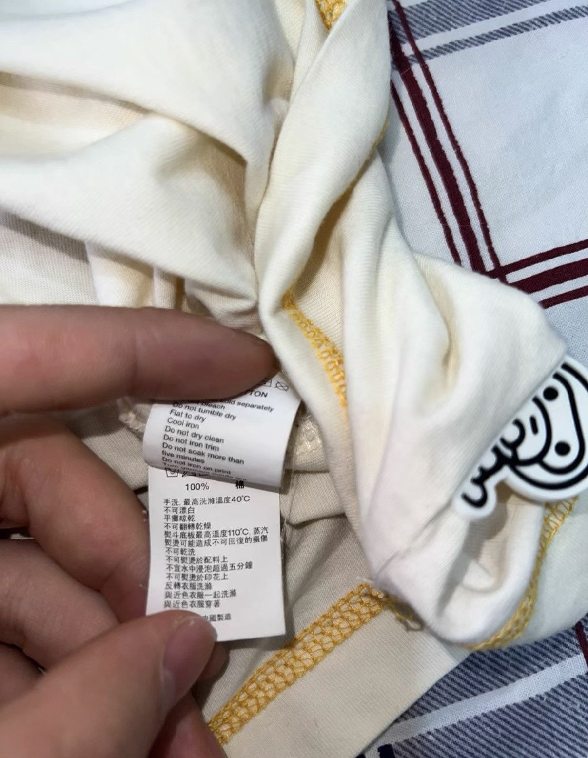 Bape BAPE OG Nigo era, off-white short-sleeve tee Size US L / EU 52-54 / 3 - 5 Thumbnail