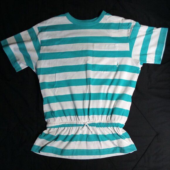 Hang Ten Vintage Hang Ten Striped Pocket Surf T-Shirt Size L / US 10 / IT 46 - 1 Thumbnail