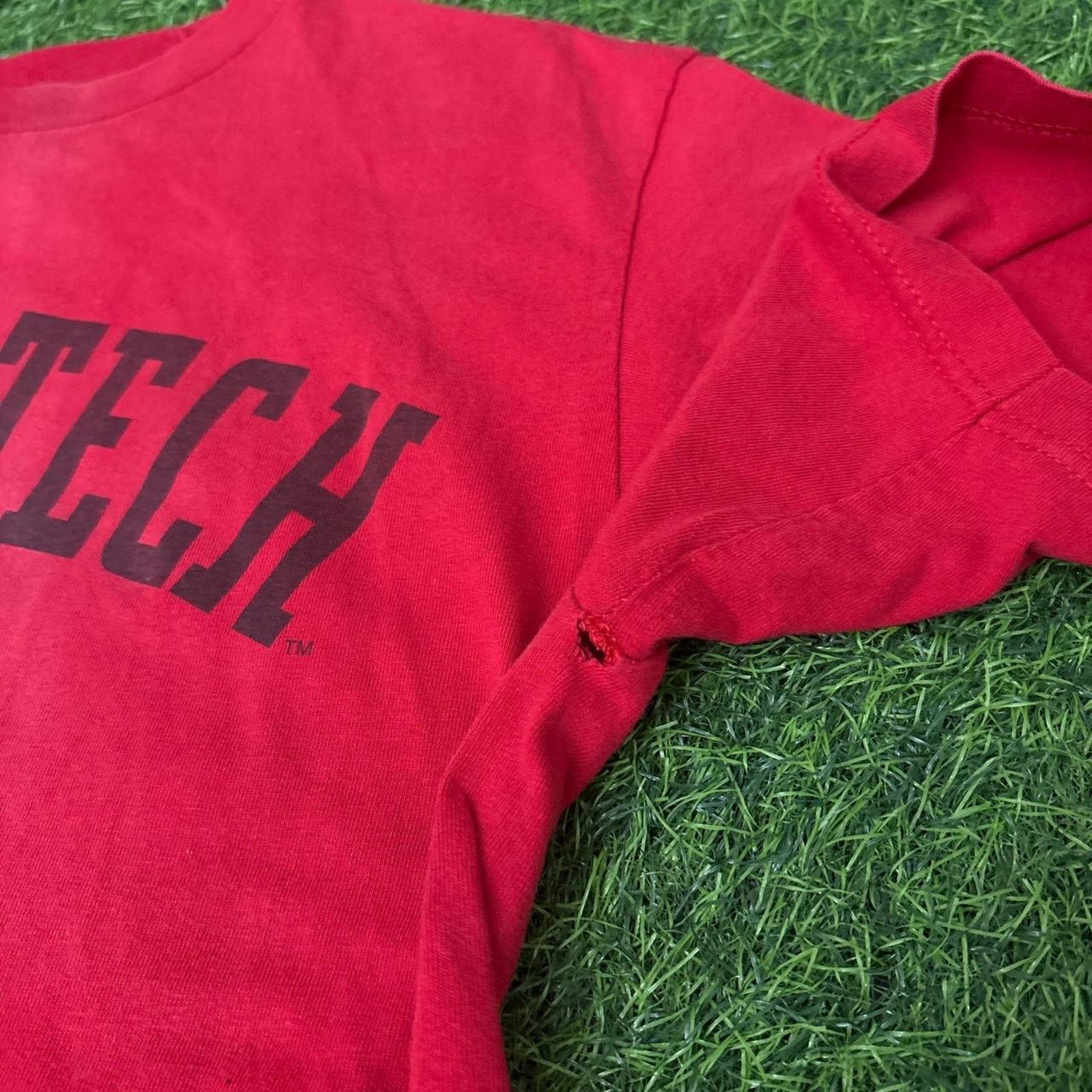 Champs Sport Red Vintage 80’s Texas Tech Champs Sports Graphic Tee Size US S / EU 44-46 / 1 - 5 Thumbnail