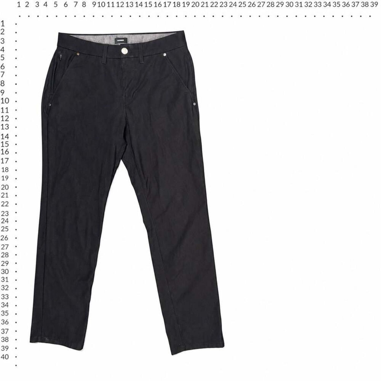 Express Express Slim Stretch Pants Black 29x30 Size US 29 - 2 Thumbnail