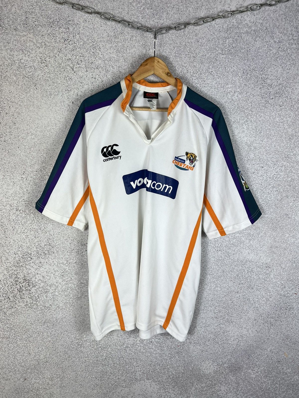 Rare!Vintage CHEETAHS Vodacom Canterbury Rugby Shirt Jersey