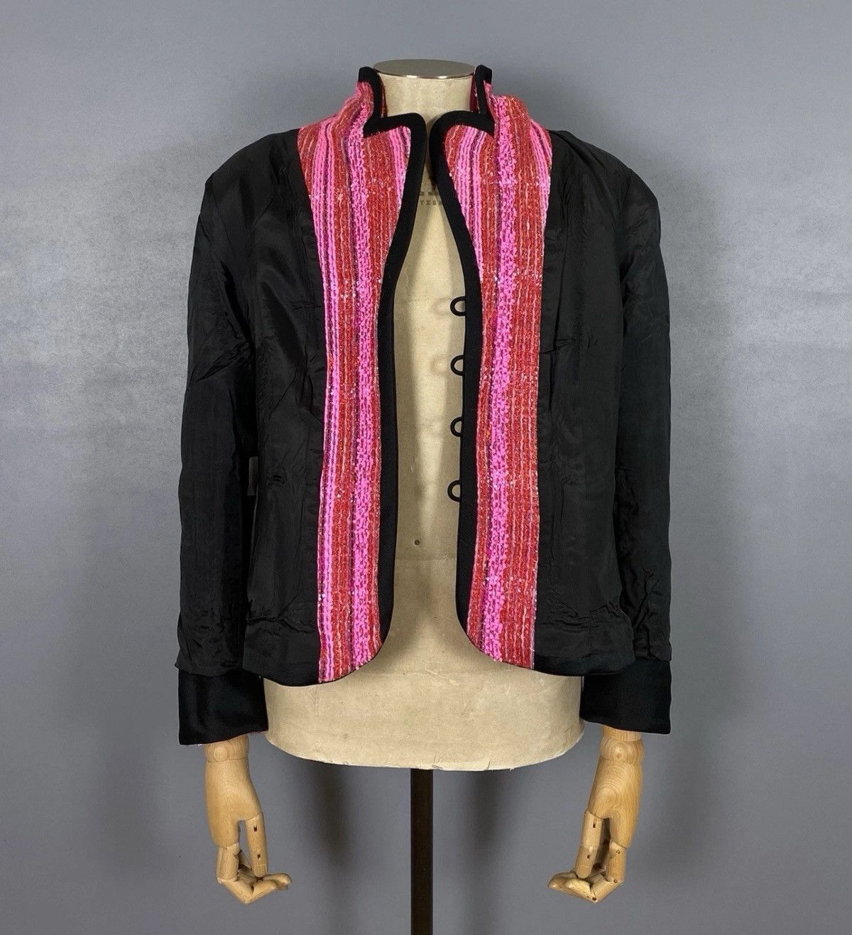 Other Hero Paris 4 Buttons Blazer Jacket Avant Garde Pink Top Size L / US 10 / IT 46 - 4 Thumbnail