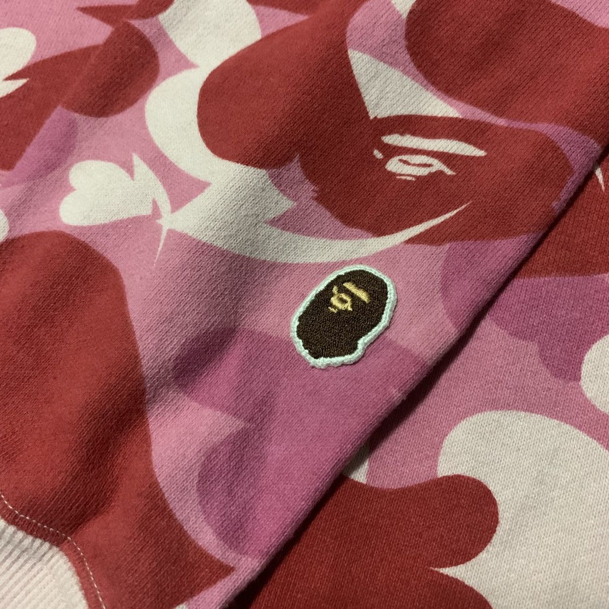 Bape Bape Pink Heart Camo Women’s Pullover Hoodie Size S / US 4 / IT 40 - 4 Thumbnail