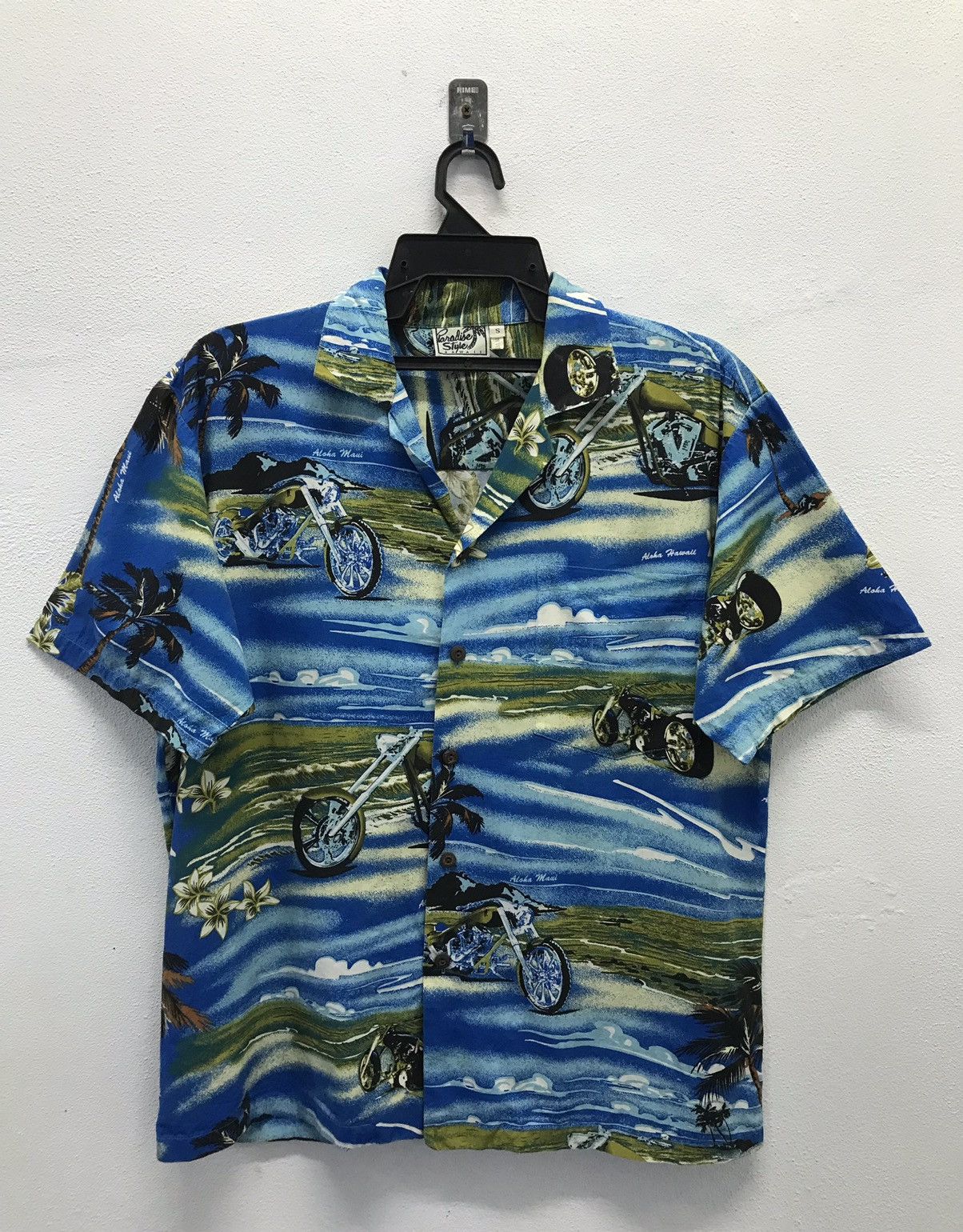 Paradise × Vintage Vintage Paradise Style Hawaii Short Sleeve Shirt Burton Up Size US S / EU 44-46 / 1 - 1 Thumbnail