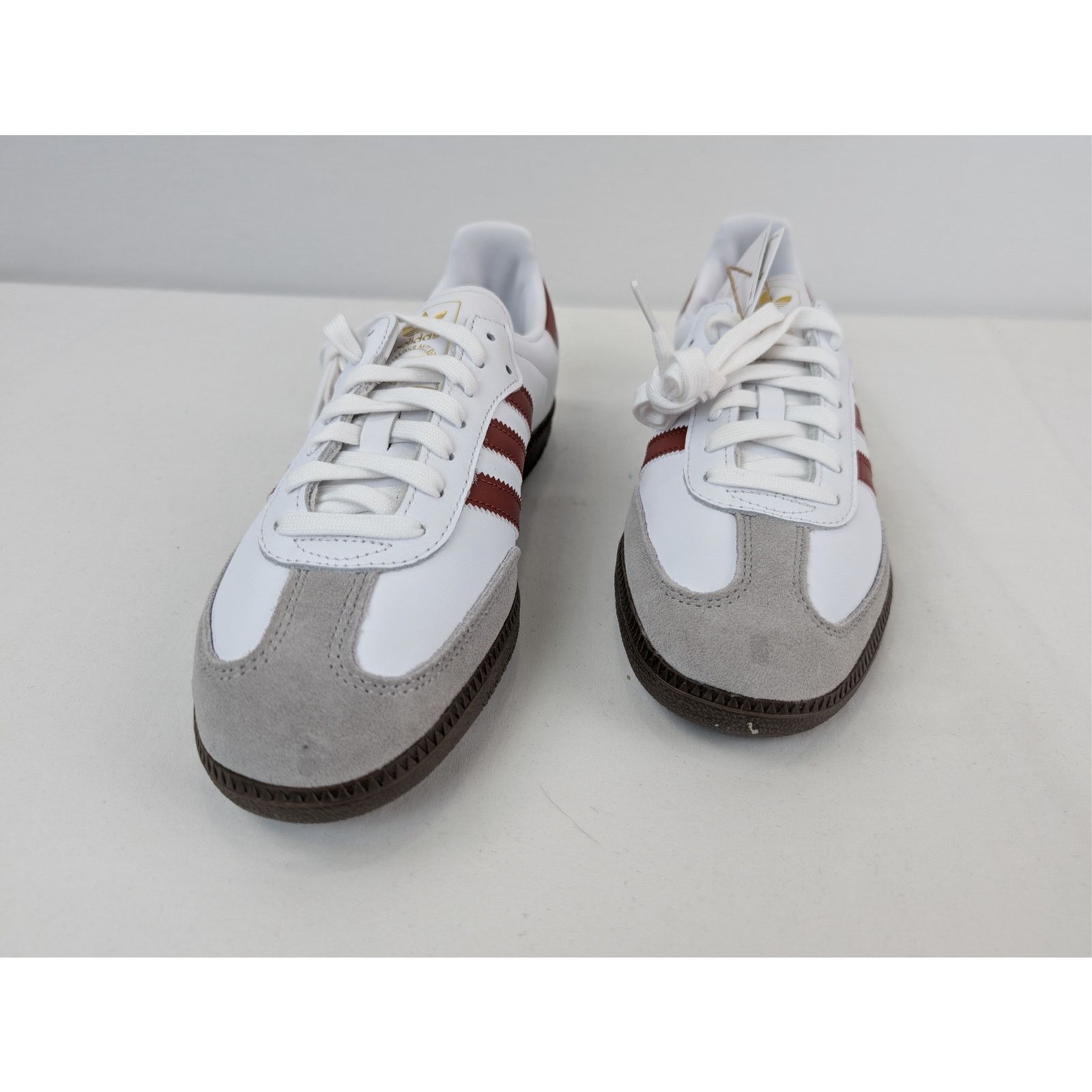 Adidas o1rshd1 Samba OG Sneaker in Footwear White / Preloved Ruby Size US 8.5 / EU 41-42 - 9 Thumbnail