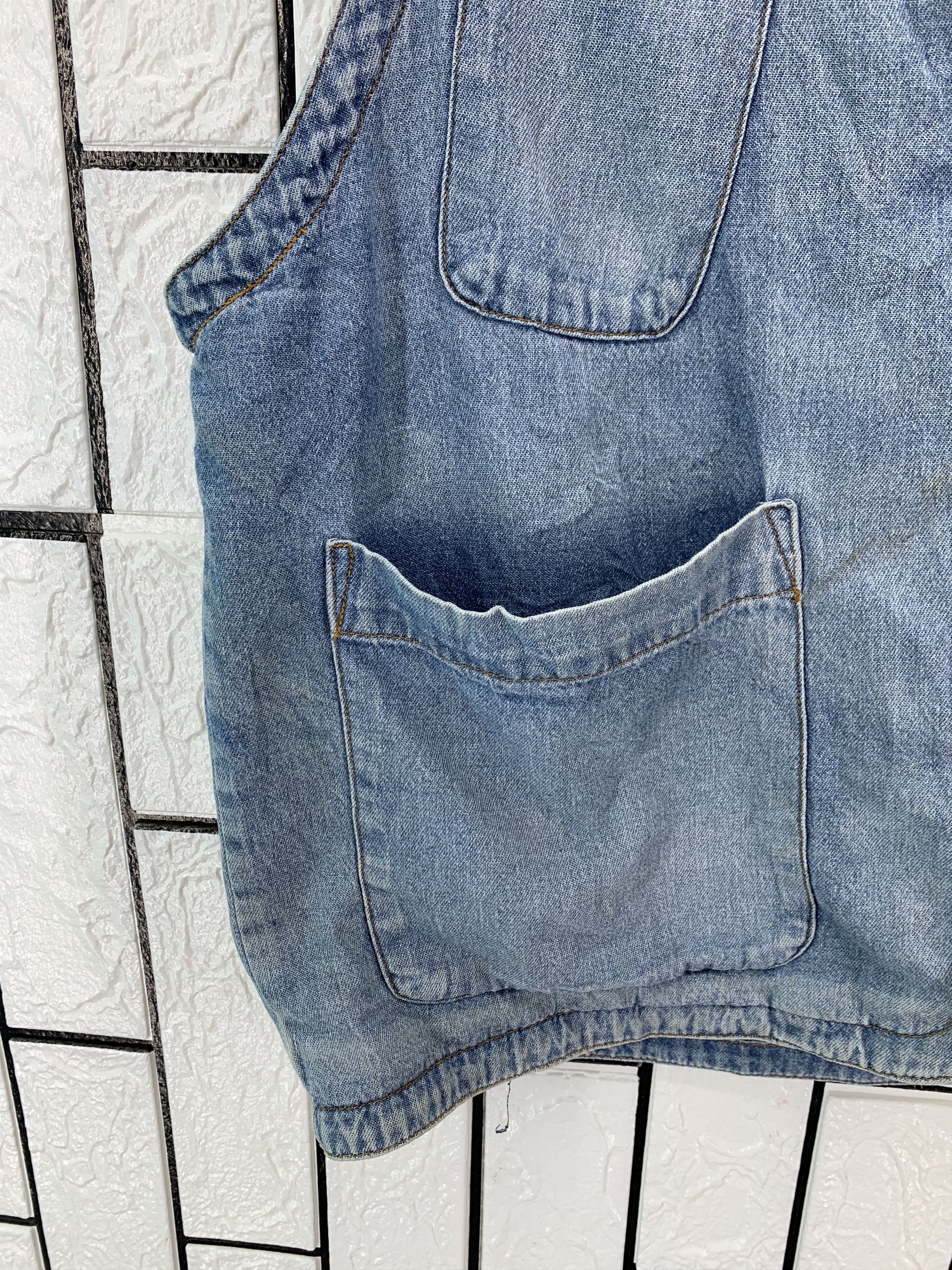 Japanese Brand × Vintage Vintage Denim Vest Size US S / EU 44-46 / 1 - 3 Thumbnail