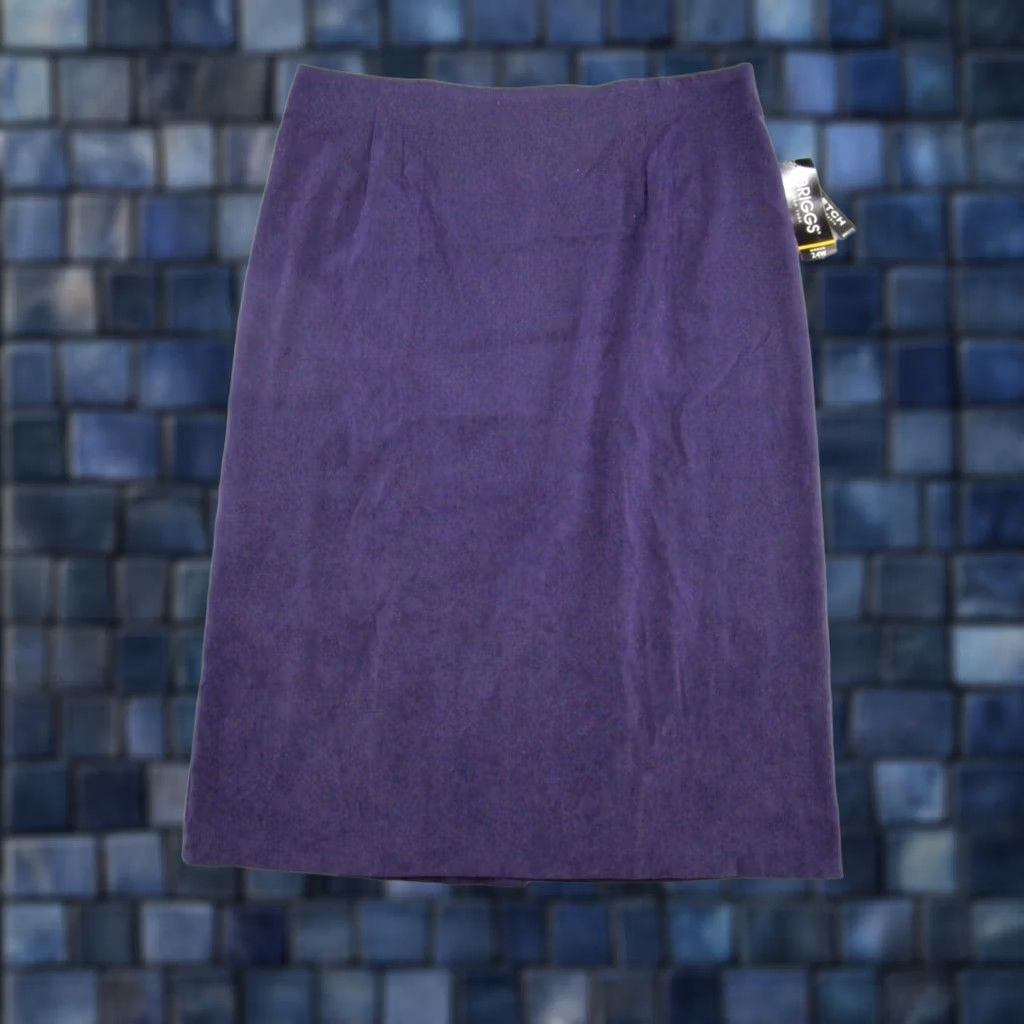 Vintage VINTAGE Briggs Skirt Maxi Suede Purple 24W Plus Long 24W Womeneltas? Size 42" / US 20 - 1 Thumbnail