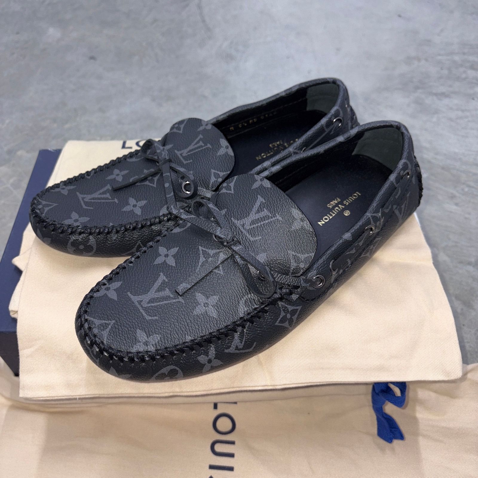 Louis Vuitton Black Summerland Boat Shoes Size 6/39 | Grailed