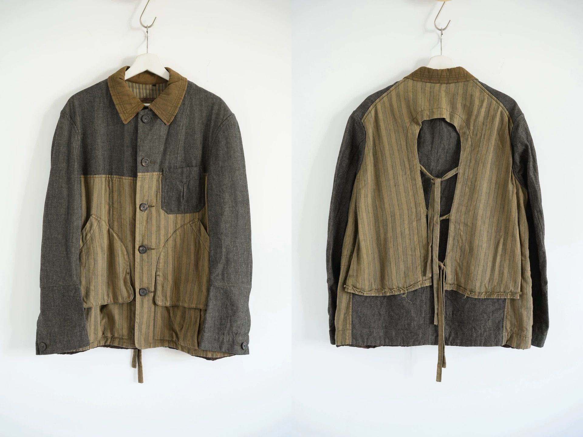 Ziggy Chen Ziggy Chen 22AW Reversible Ill Cotton Linen Jacket Size US S / EU 44-46 / 1 - 3 Thumbnail