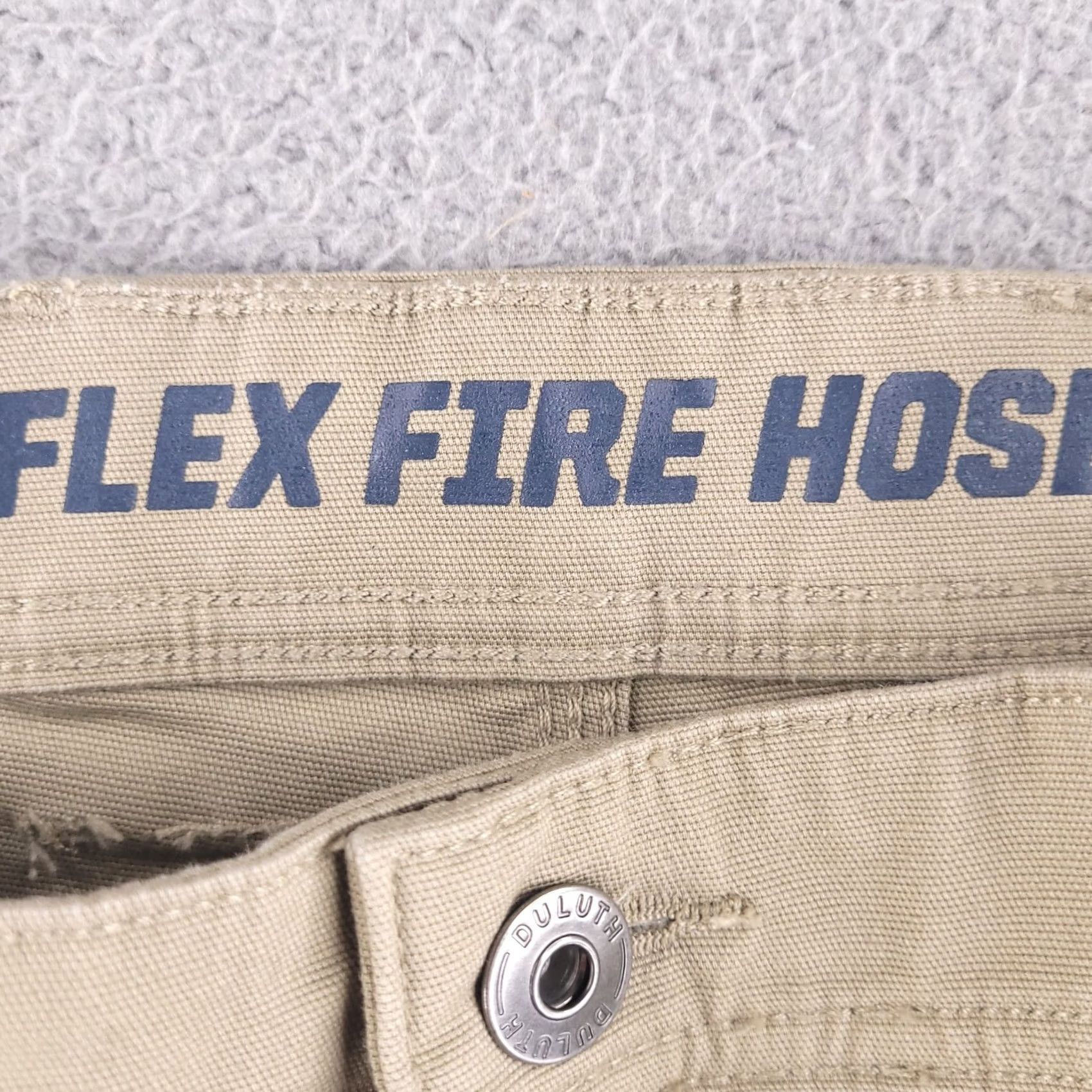 Vintage Duluth Mens Shorts 46 Beige Cotton Flex Fire Hose Canvas Stretch Chino Vintage? No Size US 30 / EU 46 - 2 Thumbnail