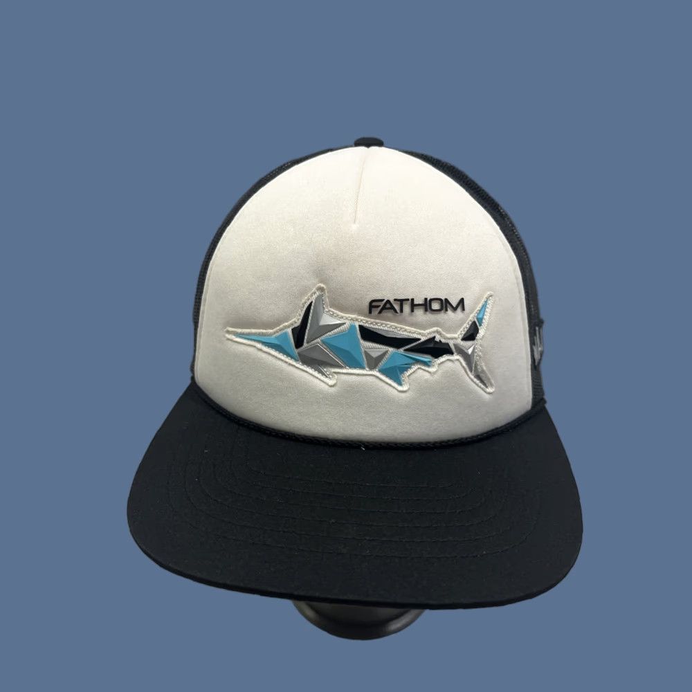 Vintage Fathom Wake Trucker Hat Dee Jay Silver Co-Lab Size ONE SIZE - 1 Thumbnail
