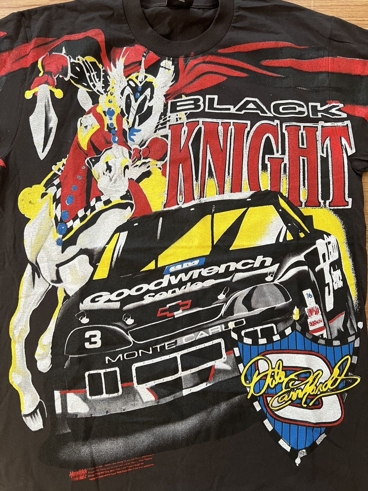 NASCAR Black Knight Dale Earnhardt NASCAR AOP Modern Boot Size US XL / EU 56 / 4 - 3 Thumbnail