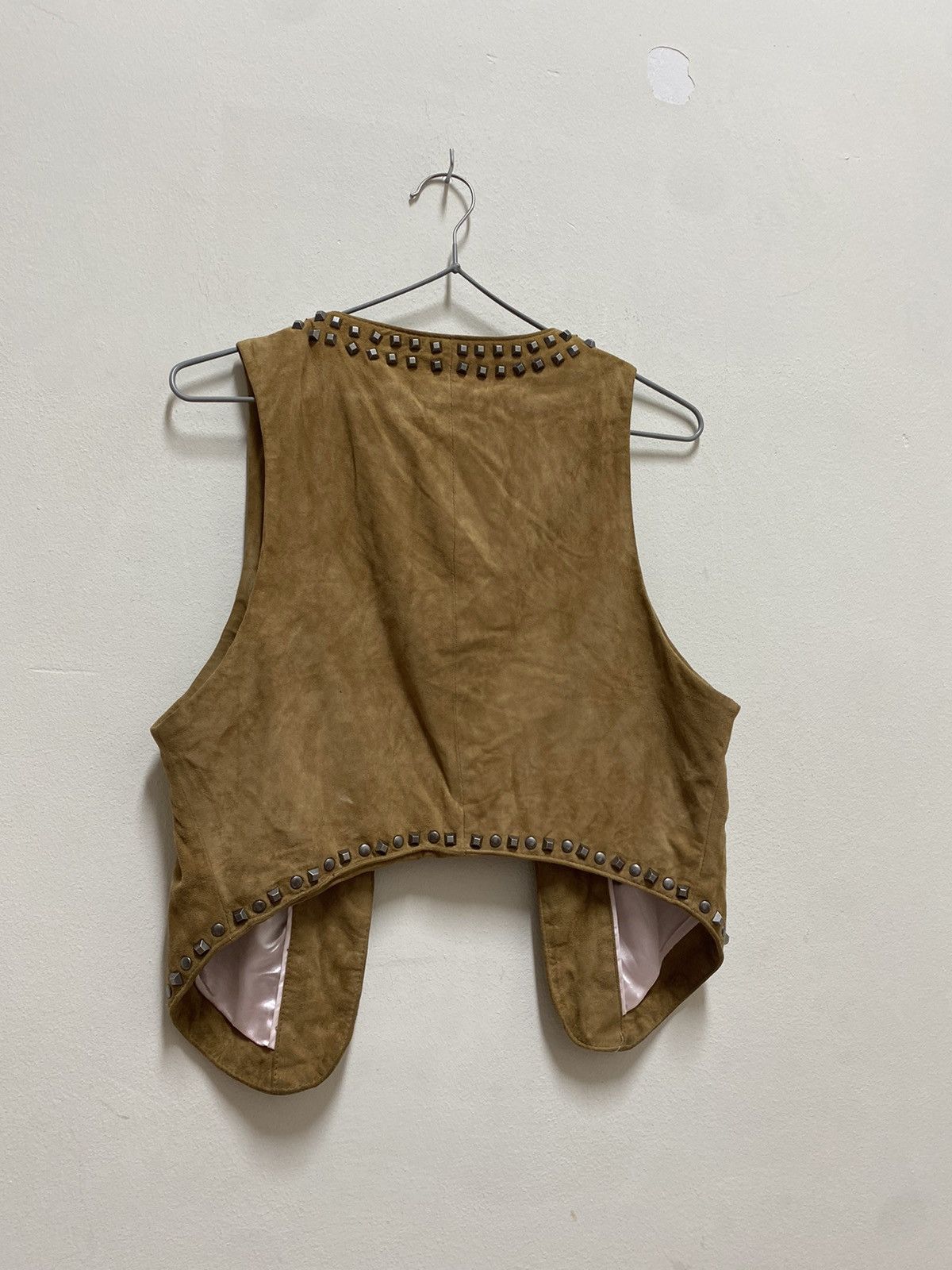 Cowboy Equipment vintage 90s avant garde cowboy punk genuine leather vest usa Size US M / EU 48-50 / 2 - 5 Thumbnail