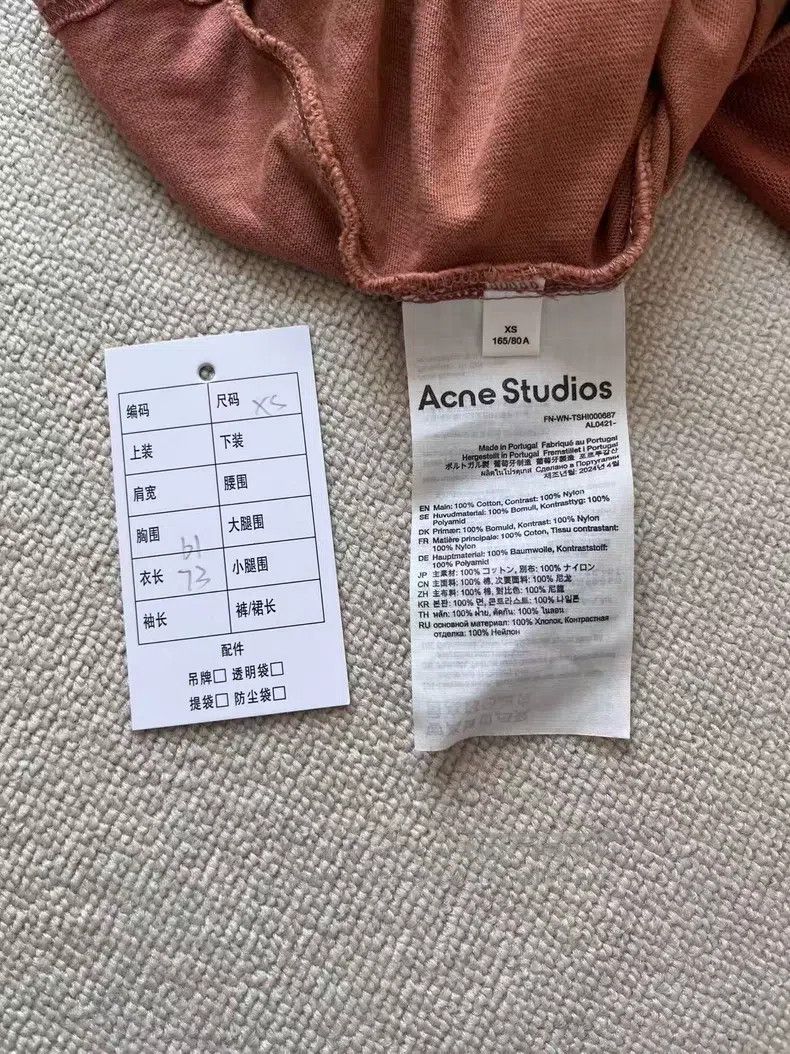 Acne Studios Acne Studios Printed Mesh Edge Fake Two Piece Long Sleeve Size US XS / EU 42 / 0 - 4 Thumbnail
