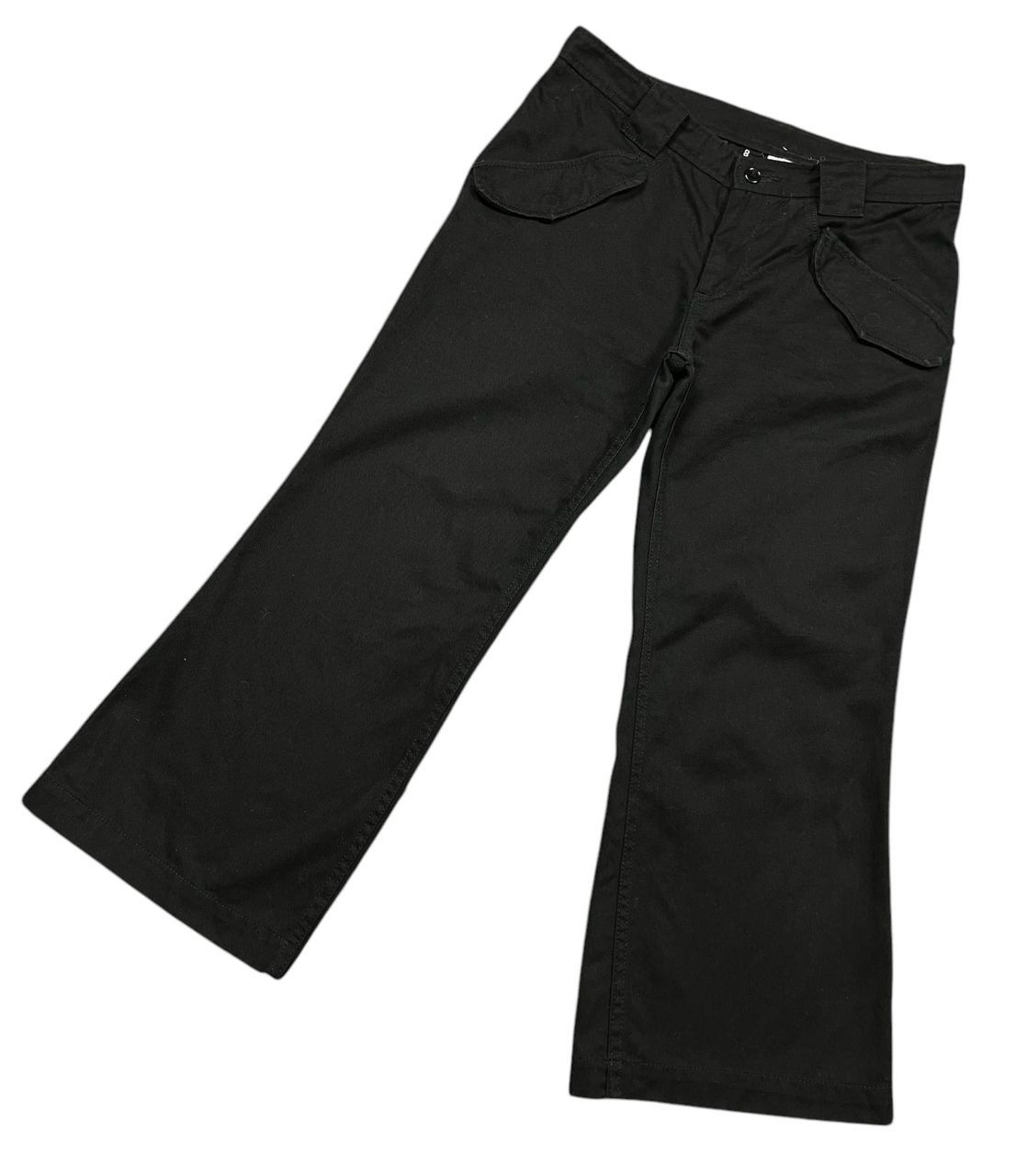 Designer × Japanese Brand × Tricot Comme des Garcons AD2002 Tricot Comme Des Garcons Cropped Wide Leg Pant Size 30" / US 8 / IT 44 - 3 Thumbnail