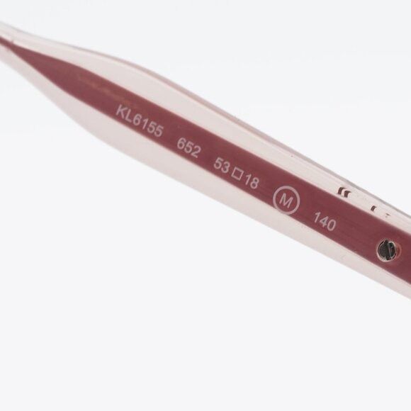 Karl Lagerfeld Karl Lagerfeld KL6155 652 Eyeglasses Antique Rose 53mm Size ONE SIZE - 4 Thumbnail