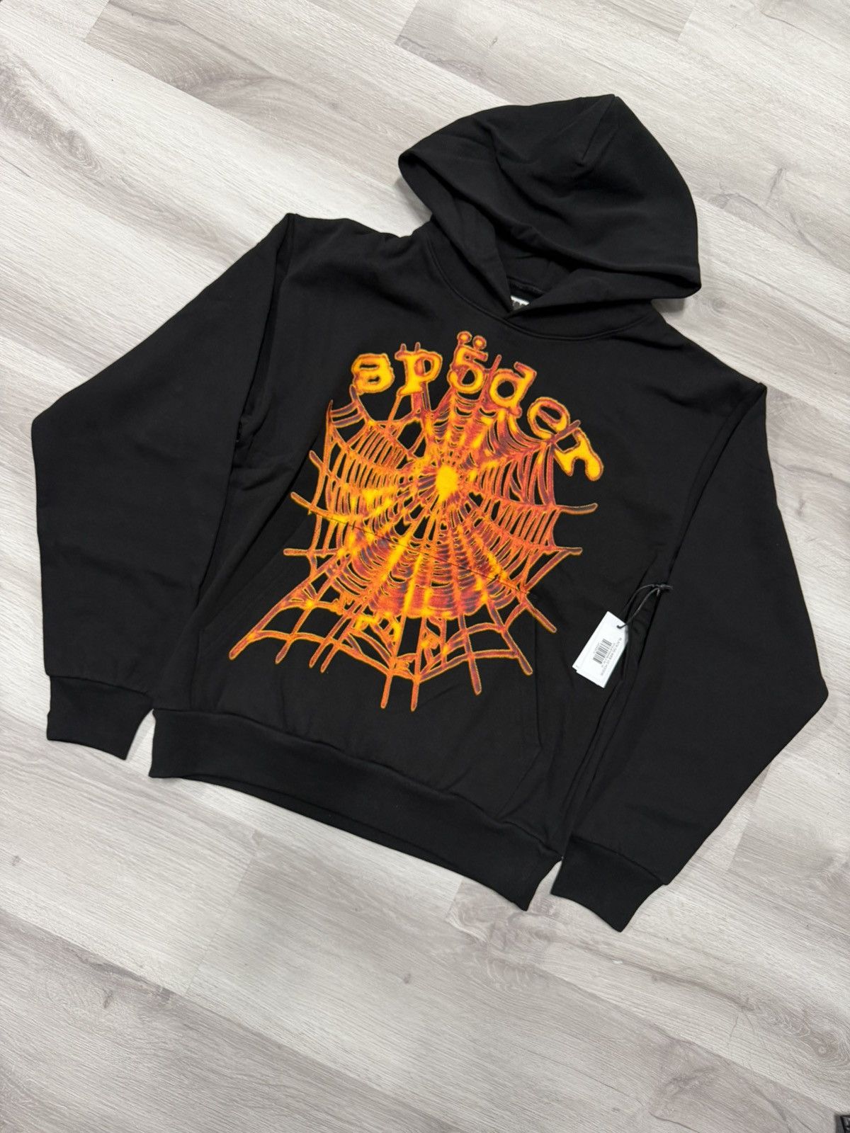 SP5DER BLACK OG WEB V2 HOODIE