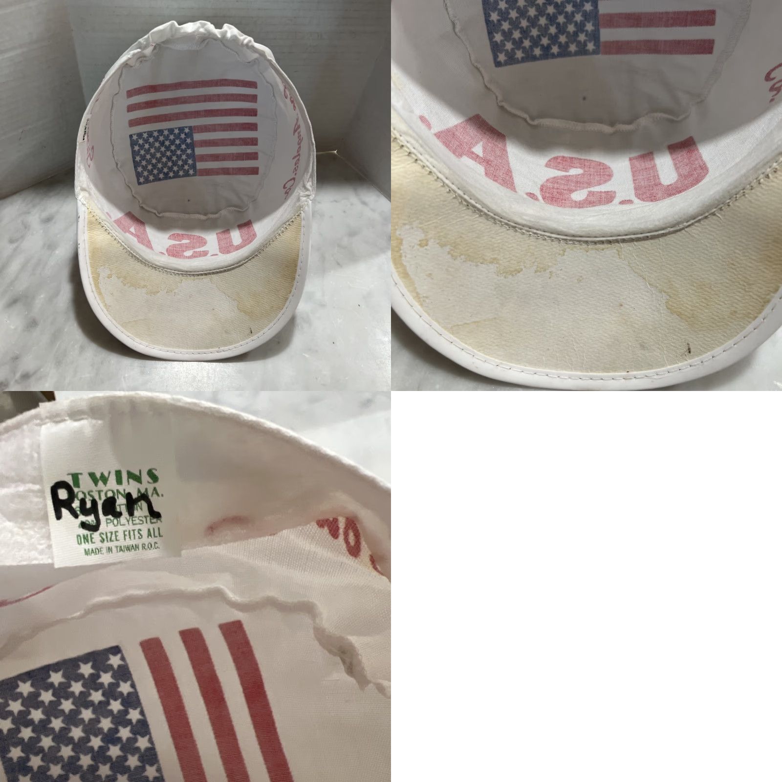 Vintage VINTAGE 1984 Olympics Painters Cap Hat Summer Games White One Size Mens Size ONE SIZE - 8 Thumbnail
