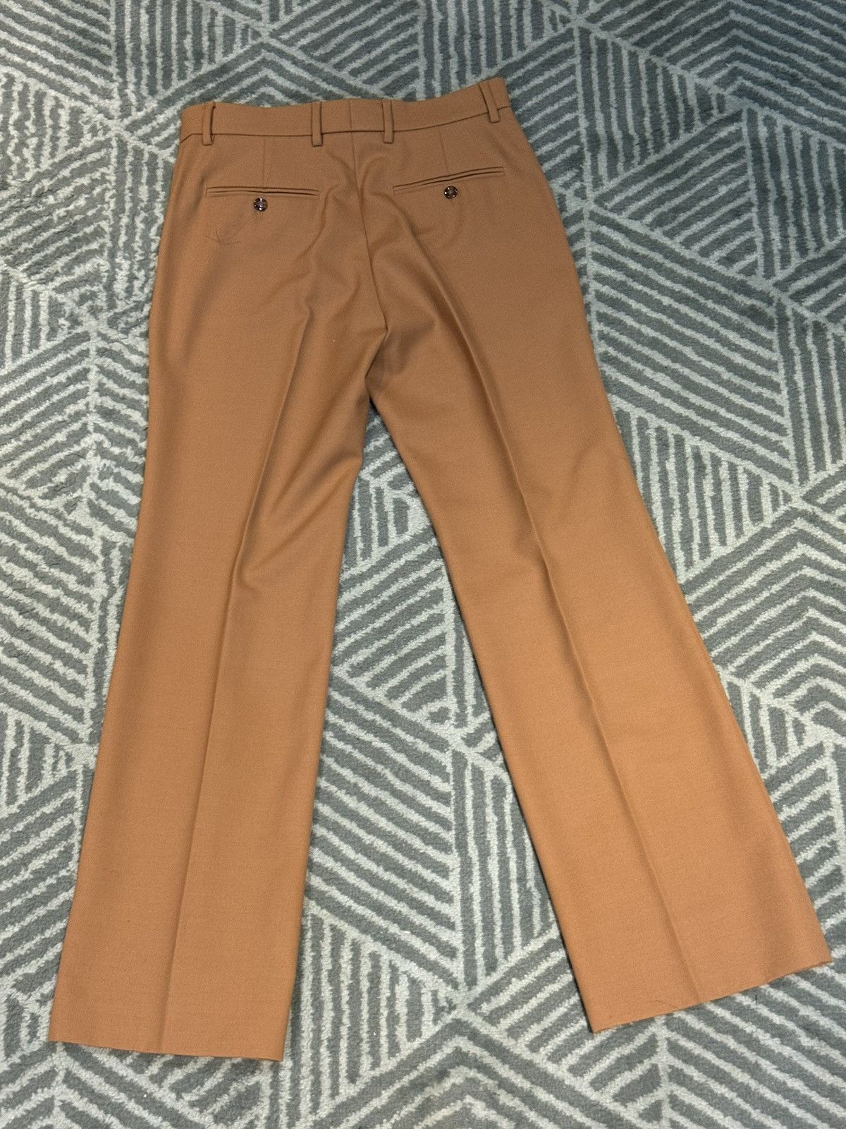 Gucci Gucci Brown Wool Bootcut Flared Pants Size 36 Size US 30 / EU 46 - 2 Thumbnail