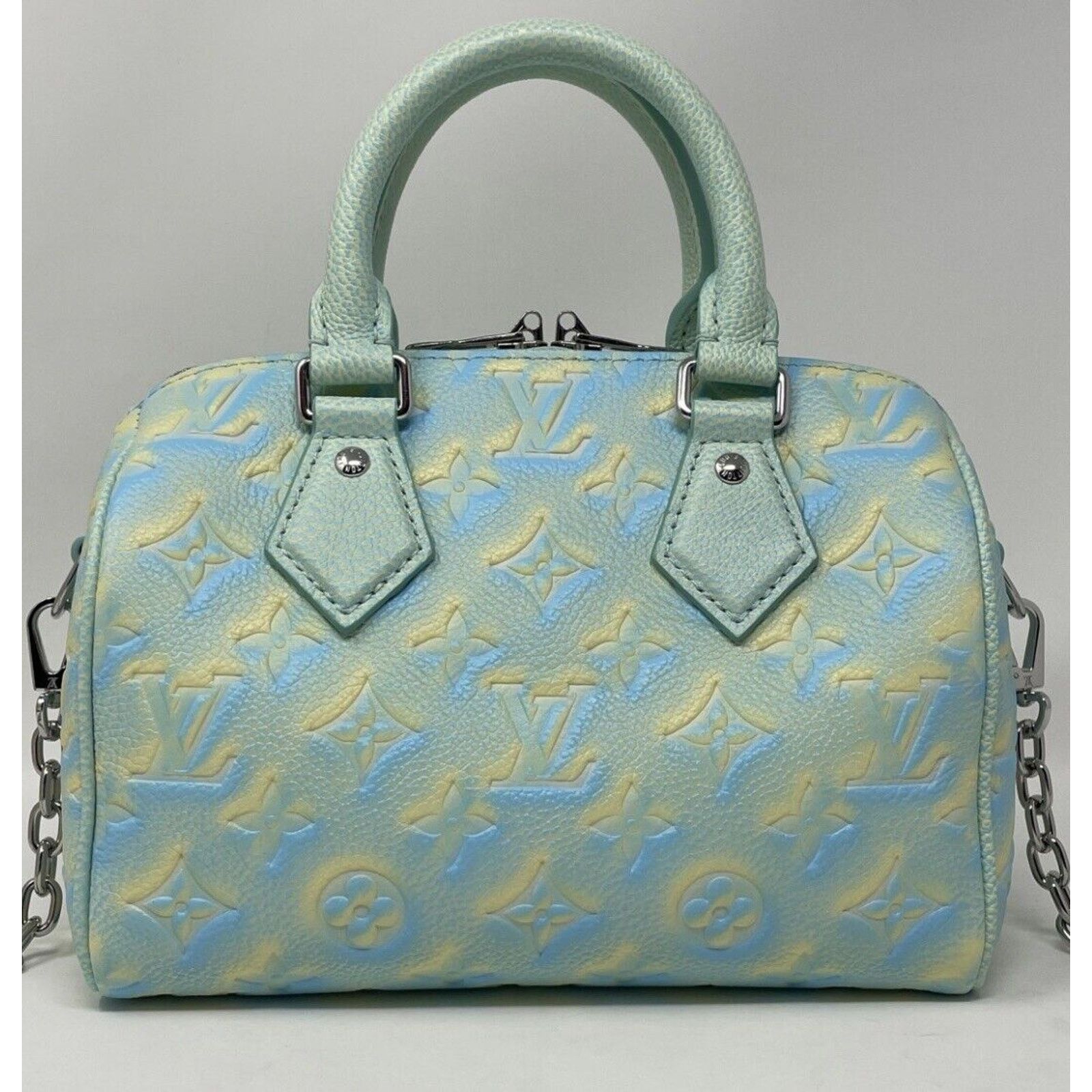 Louis Vuitton Louis Vuitton Speedy Bandouliere 20 Stardust Green Size ONE SIZE - 4 Thumbnail