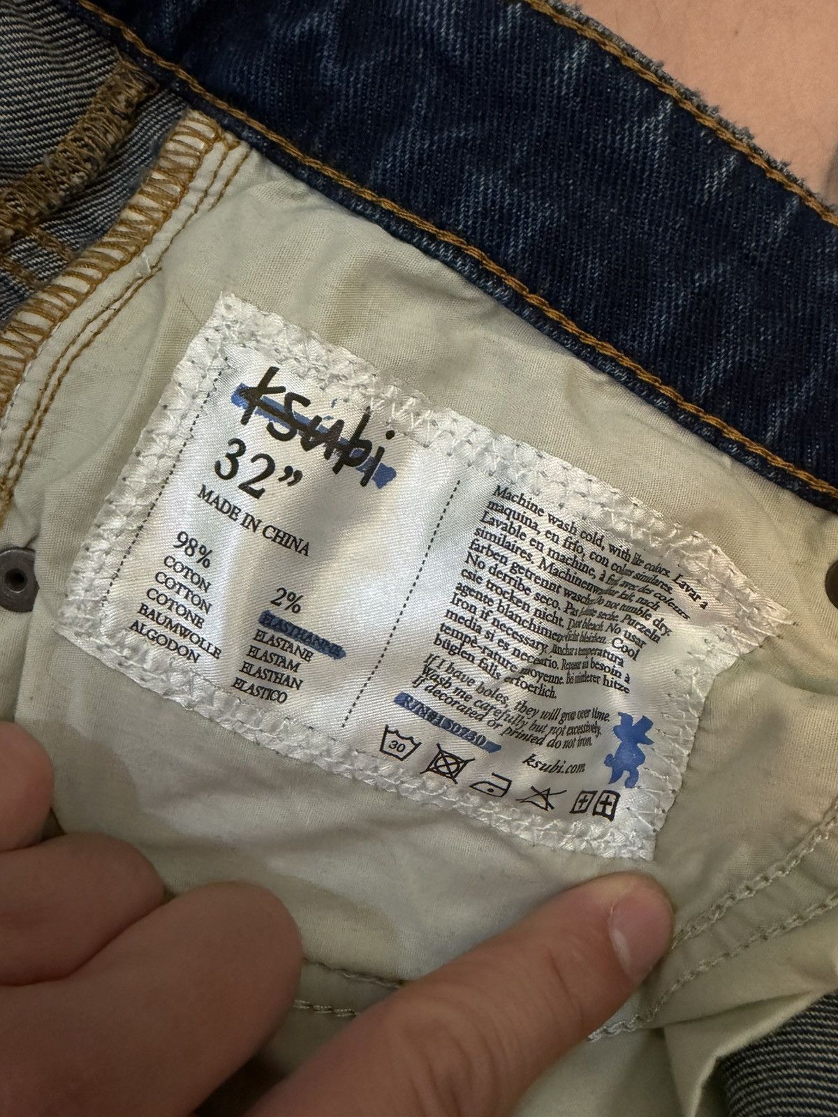 Ksubi Kusbi Blue skinny jeans Size US 32 / EU 48 - 11 Thumbnail