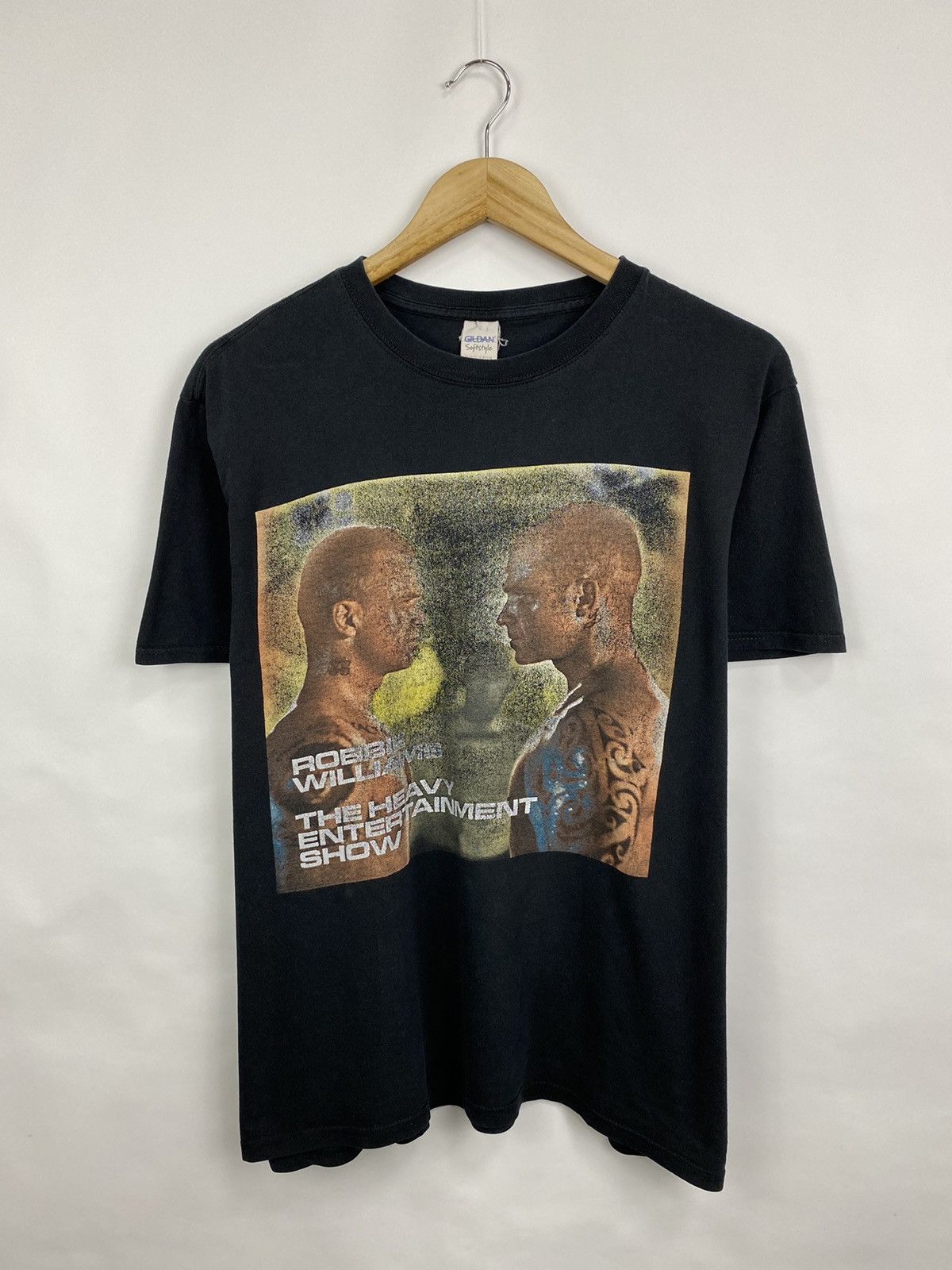 Gildan Vintage 2017 Robbie Williams T-Shirt Rare Retro Y2K Size US L / EU 52-54 / 3 - 3 Thumbnail
