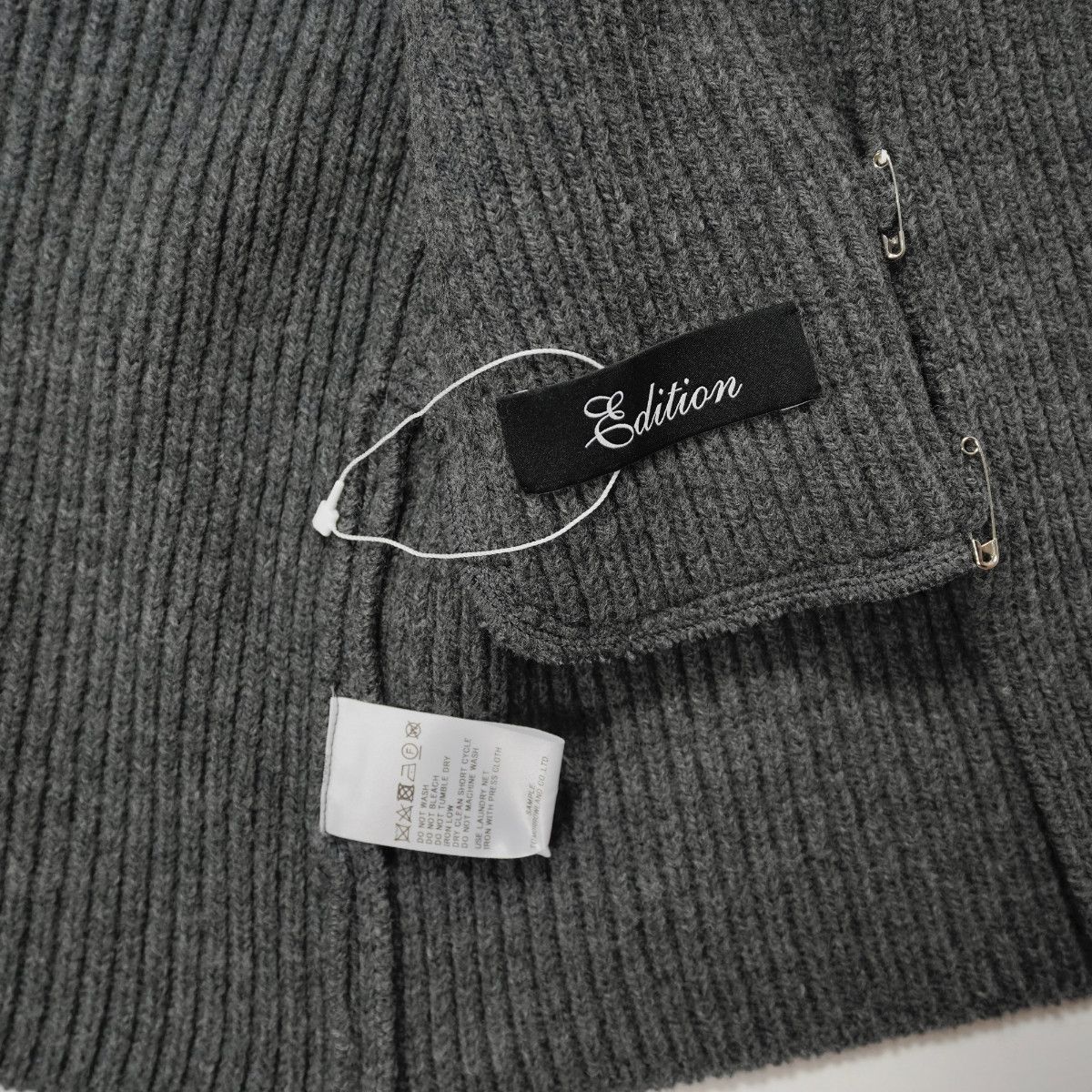Edition Japan EDITION Shawl Collar Cardigan Gray Size US S / EU 44-46 / 1 - 3 Thumbnail