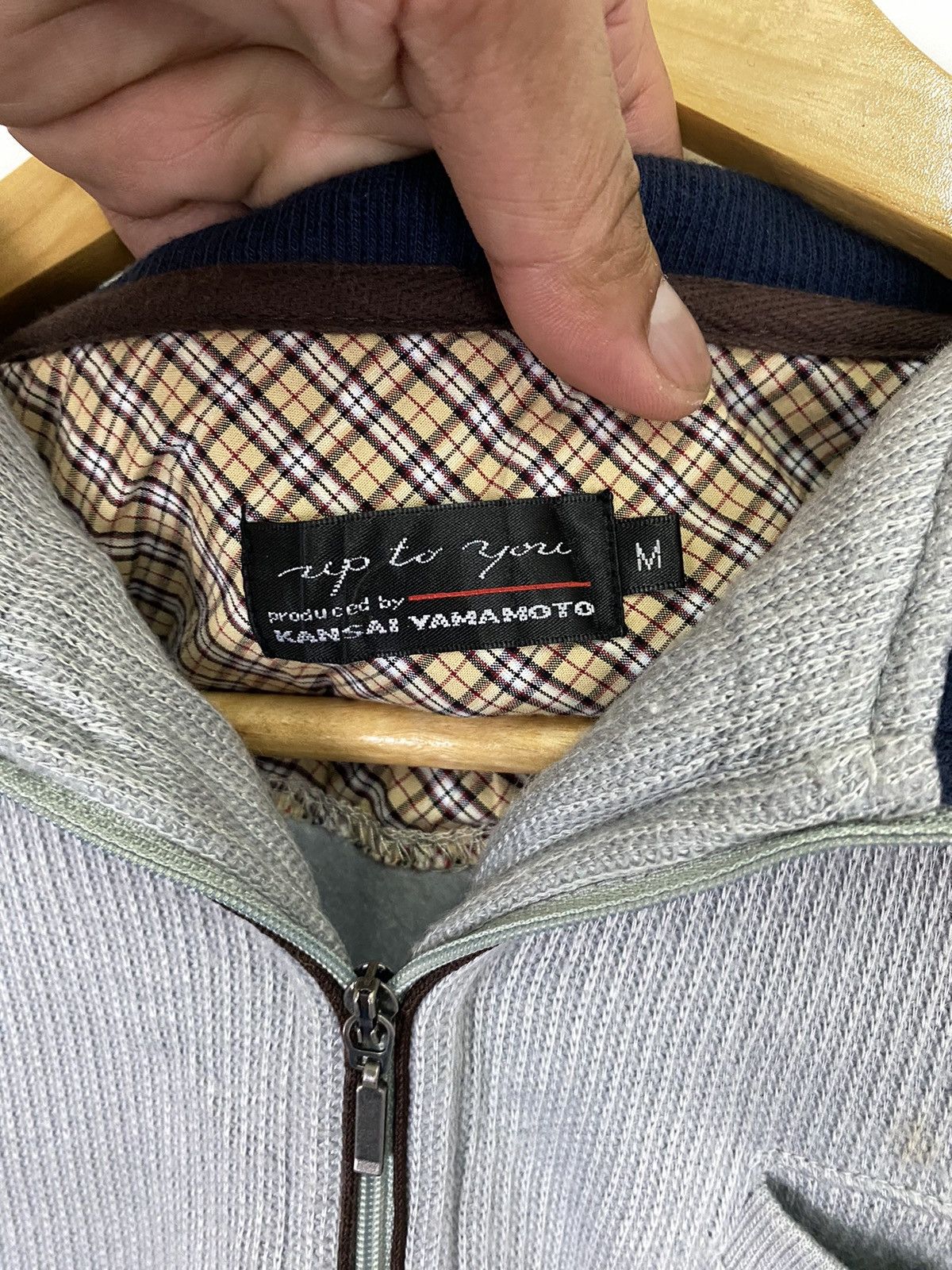 Japanese Brand × Kansai Yamamoto × Vintage Vintage Kansai Yamamoto Halfzipper Size US M / EU 48-50 / 2 - 8 Thumbnail