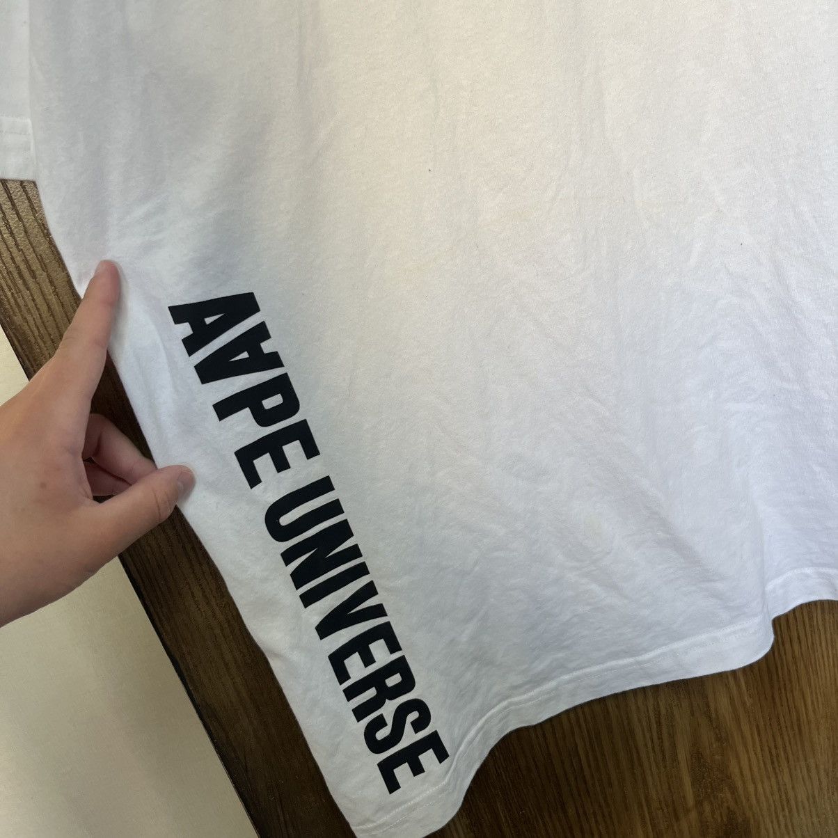 Aape Aape Bape circle logo t-shirt tee big logo Size US XL / EU 56 / 4 - 7 Thumbnail