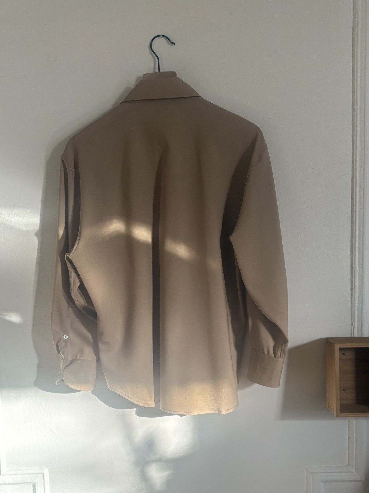 Woven Spread Collar (Wool Plain Weave) Shirt