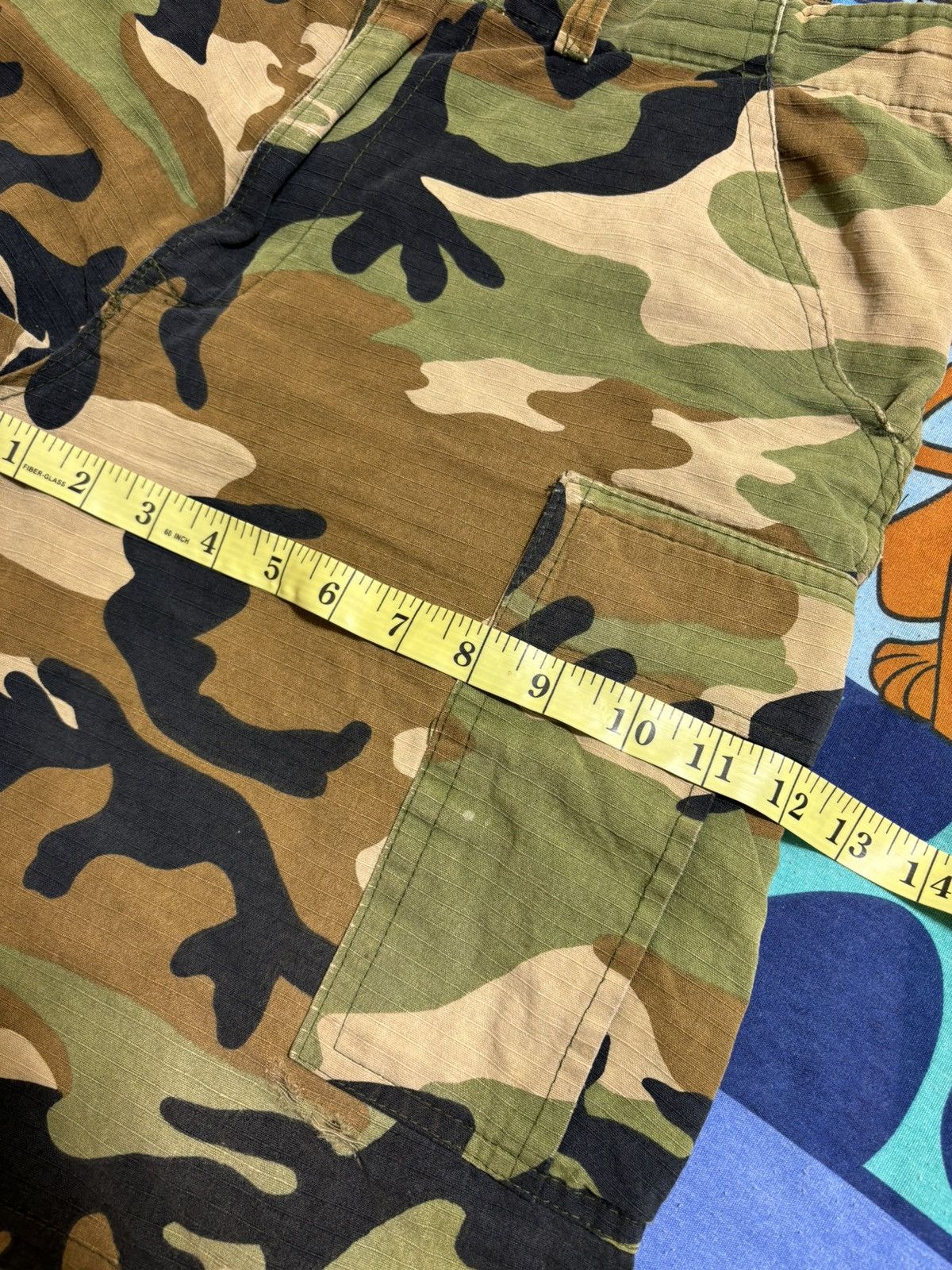 Vintage ***FINAL DROP***RARE 00s CAMO TECHNICAL CARGO SHORT 32-34 Size US 34 / EU 50 - 14 Thumbnail