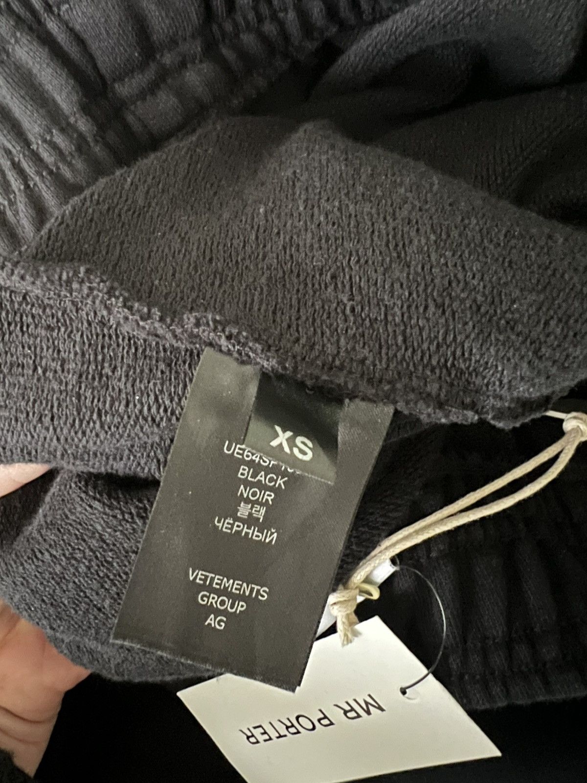 Vetements Vetements Wide-Leg Panelled Cotton-Blend Jersey Sweatpants Size US 31 - 5 Thumbnail