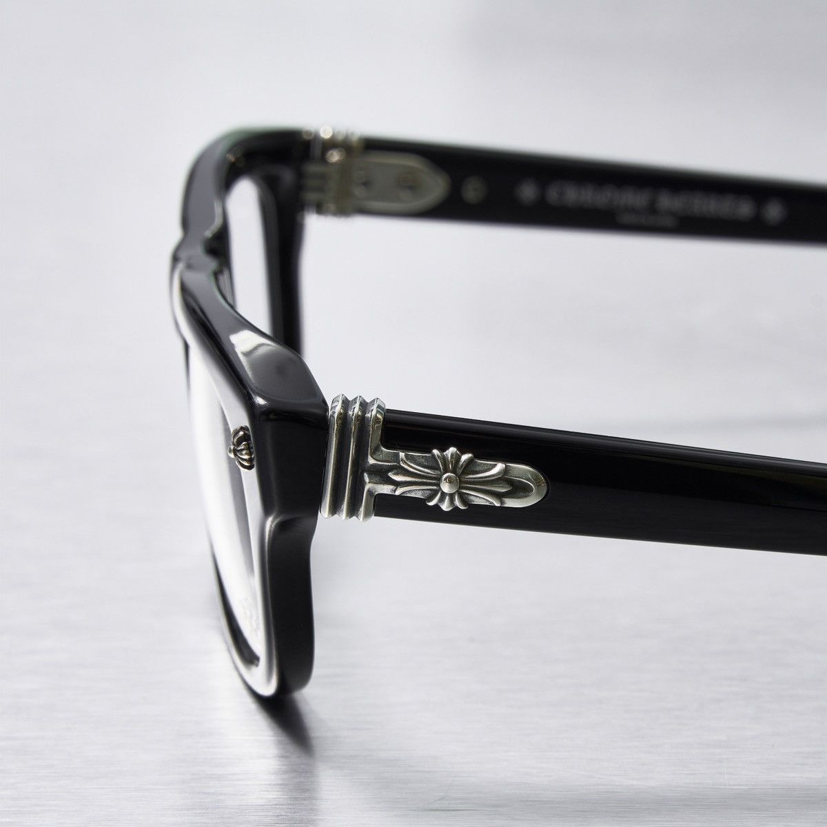 Chrome Hearts CHROME HEARTS TRITITSAGAIN BLACK GLASSES Size ONE SIZE - 3 Thumbnail