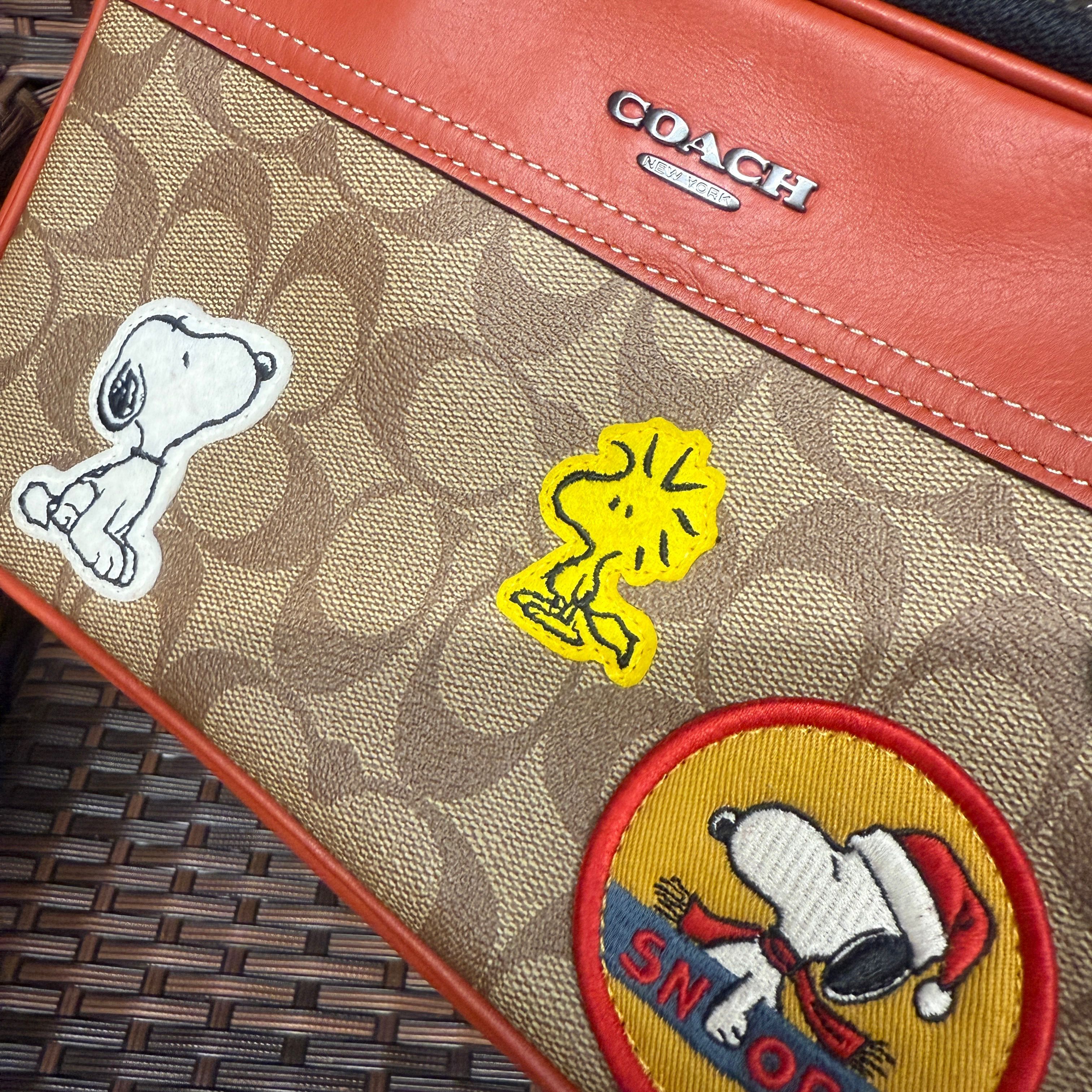 Coach X Peanuts Graham Crossbody Bag With Patches ce746