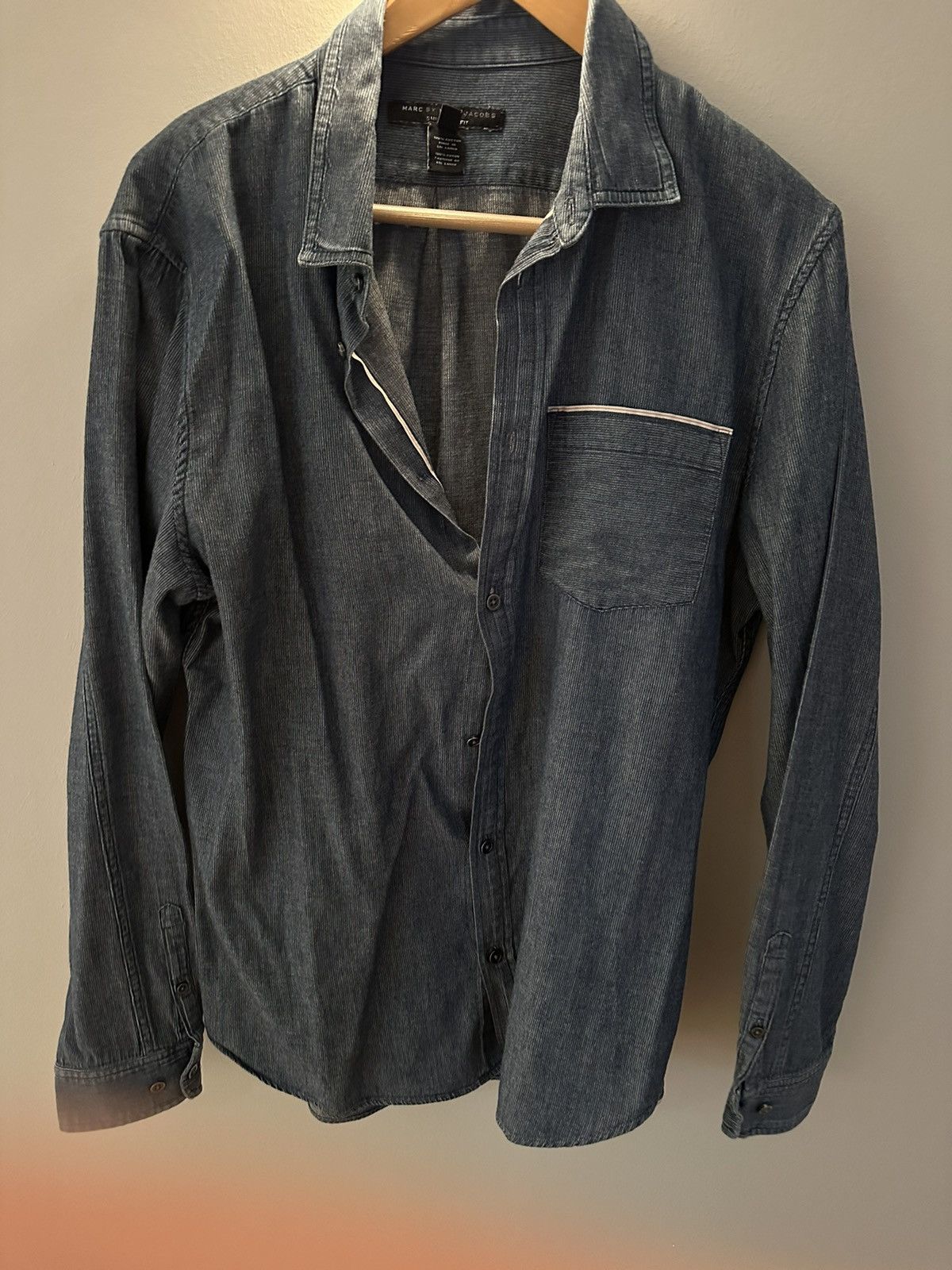 Marc Jacobs Marc Jacobs Shirt Blue Size US L / EU 52-54 / 3 - 1 Thumbnail