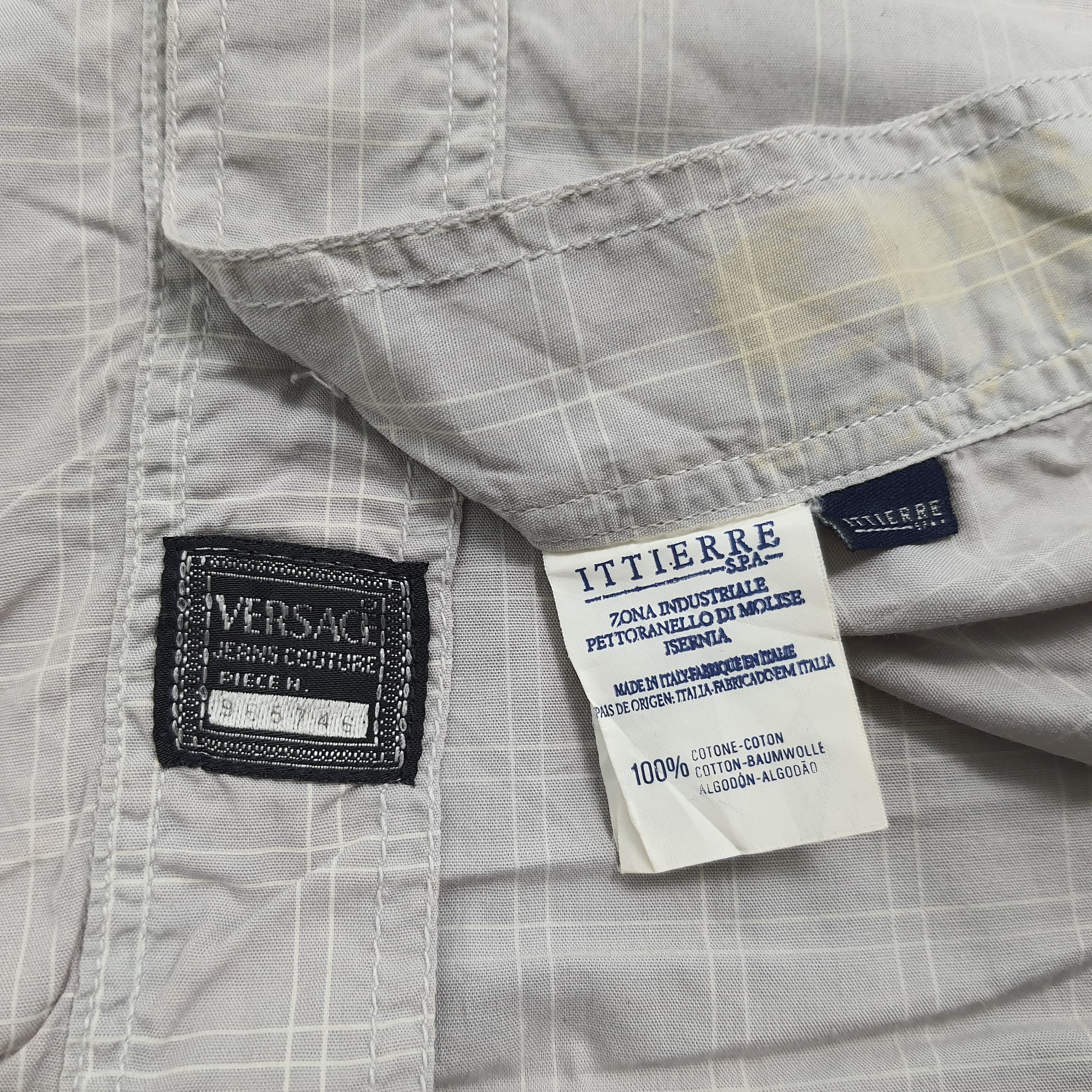 Versace Jeans Couture × Vintage Vintage VERSACE Jeans Couture Shirt Size US XL / EU 56 / 4 - 6 Thumbnail