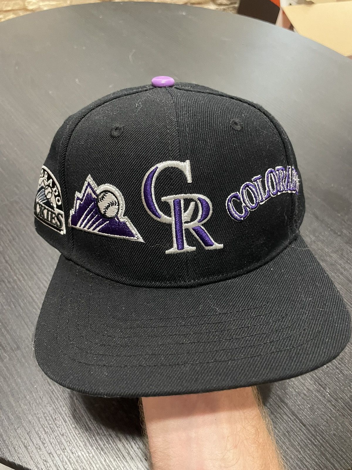 Pro Standard Pro Standard CO Rockies Snapback Black Purple Pink Under Size ONE SIZE - 1 Thumbnail