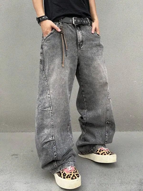 Japanese Brand Fukada x Kino Faded Baggy Denim Jeans Loose fit Size US 32 / EU 48 - 6 Thumbnail