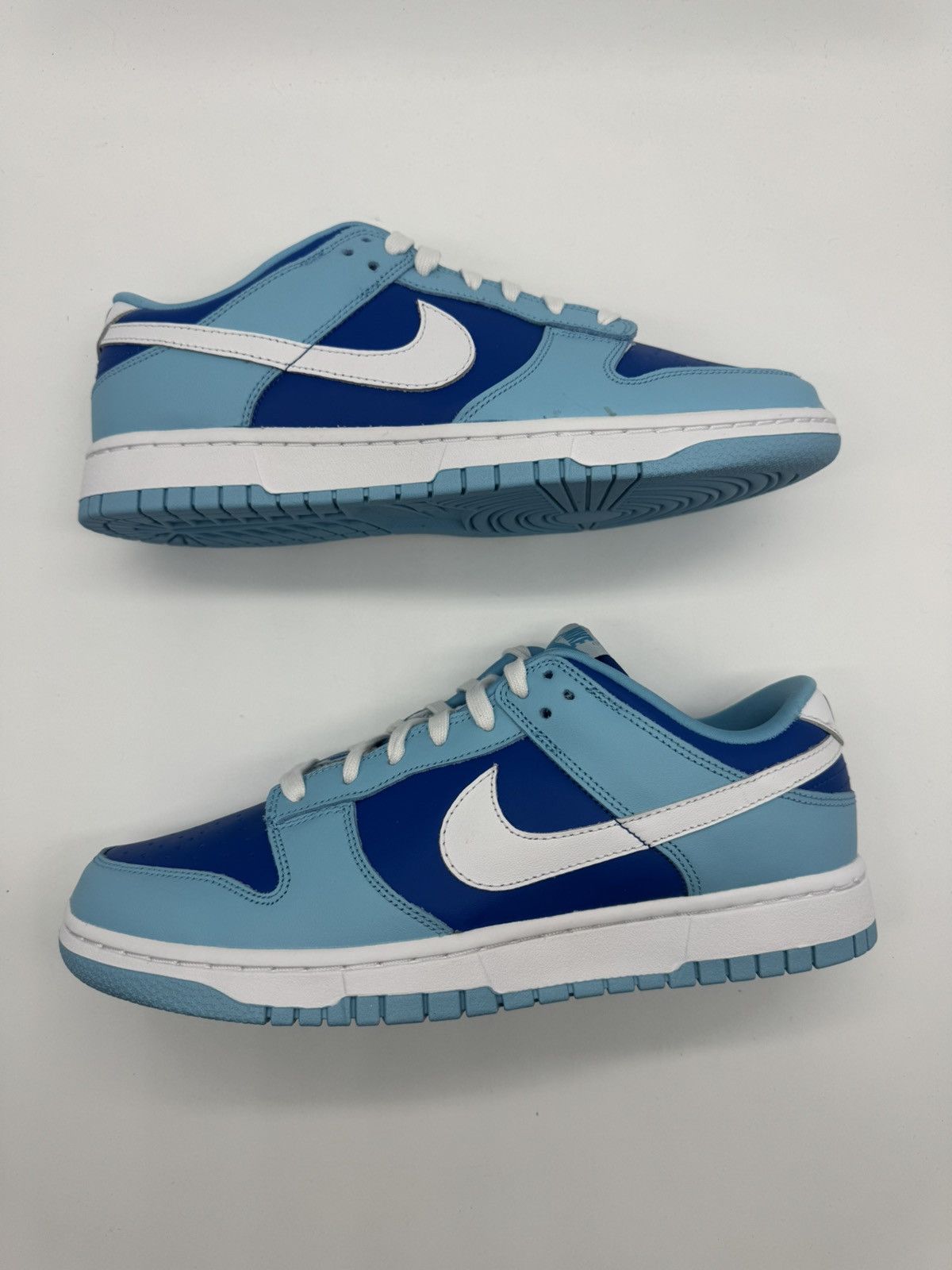 Nike Nike Dunk Low Retro QS "Argon" White Blue Men's Size 9 Size US 9 / EU 42 - 2 Thumbnail