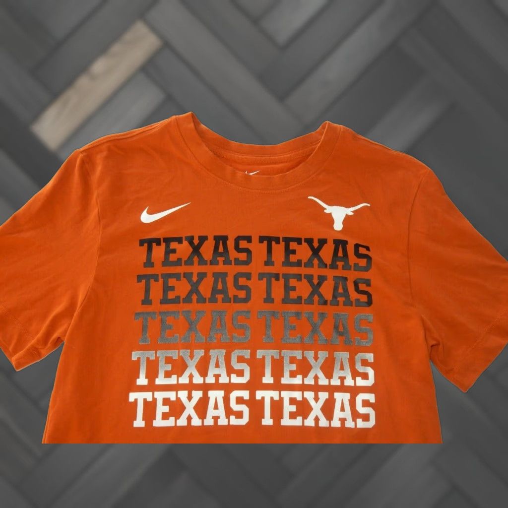 Nike Nike Texas Longhorns Men's T-Shirt S Orange Graphic Print Short Sleeve Size US S / EU 44-46 / 1 - 1 Thumbnail