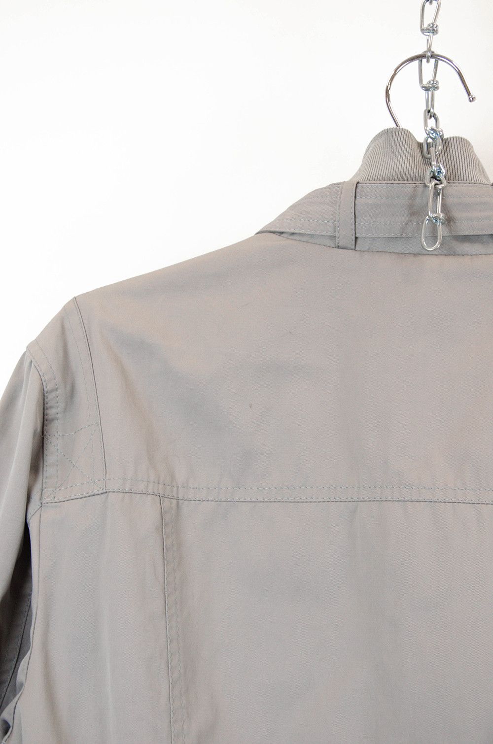 Dolce & Gabbana Dolce & Gabbana Grey Cotton Jacket IT48 Size US M / EU 48-50 / 2 - 9 Thumbnail